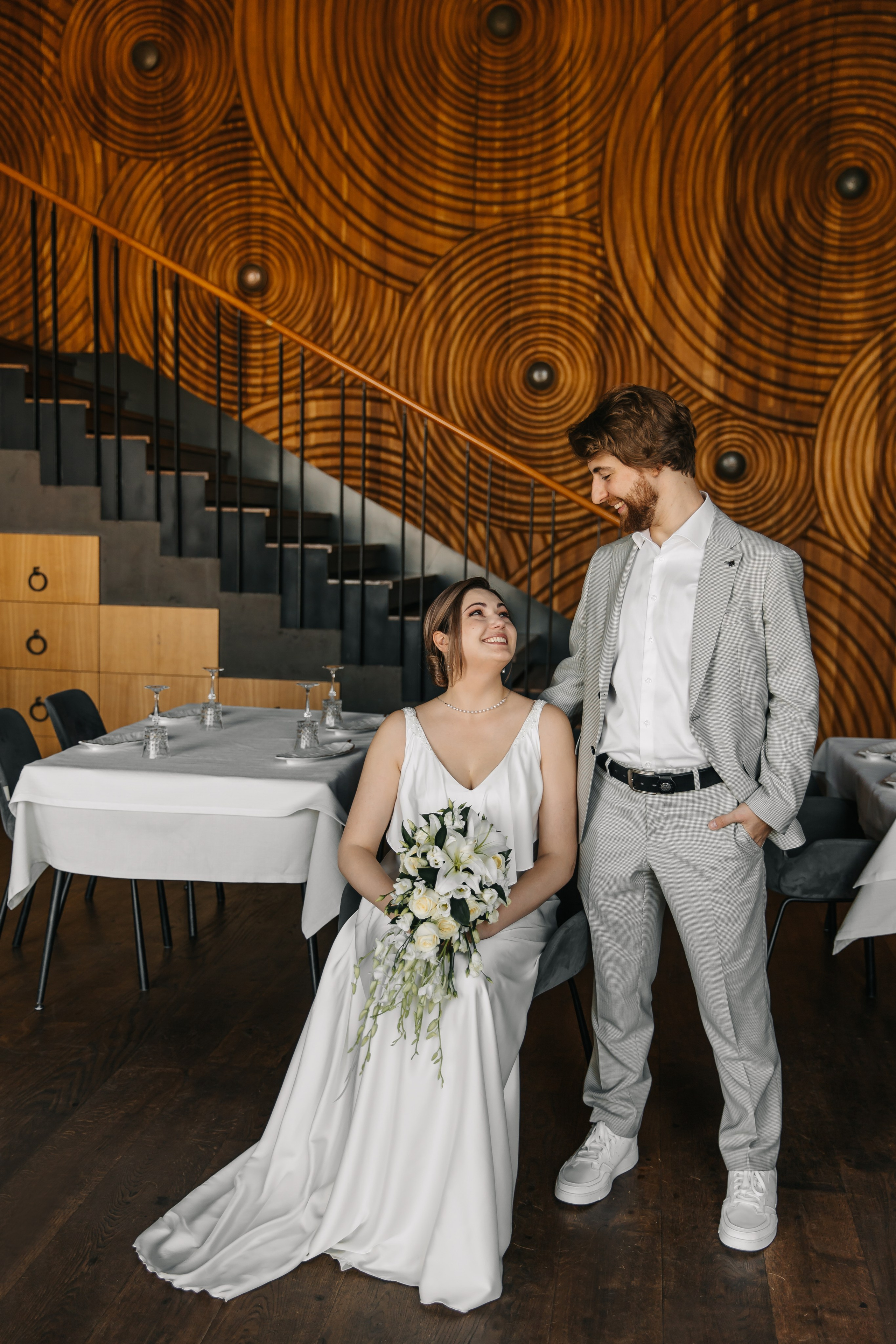 Регистрация брака в ресторане Birds Москва-Сити. Krumstudio фото, видео по Москве и МО