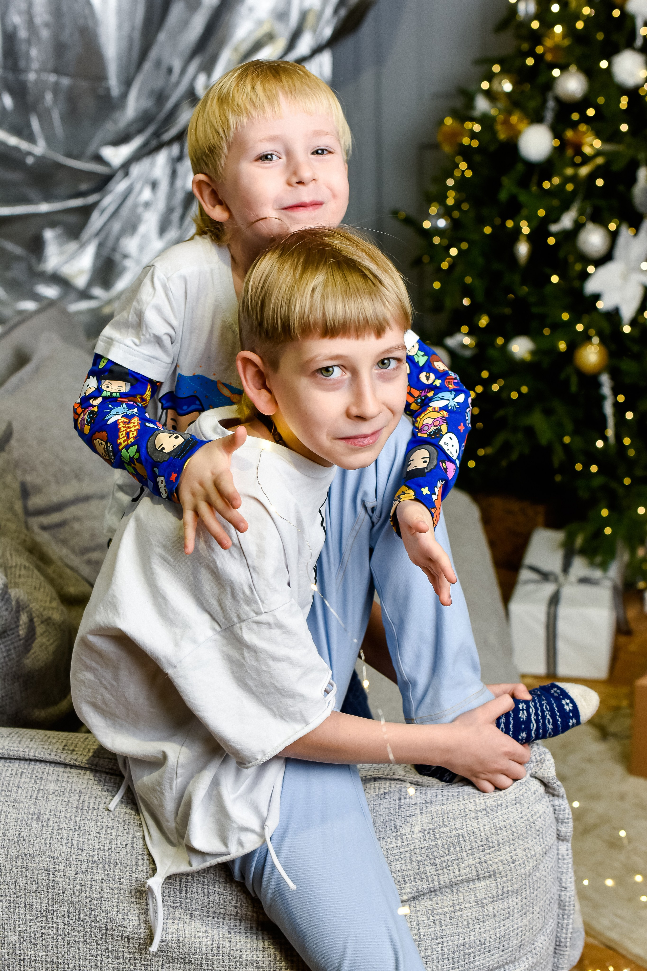 Екатерина с сыновьями