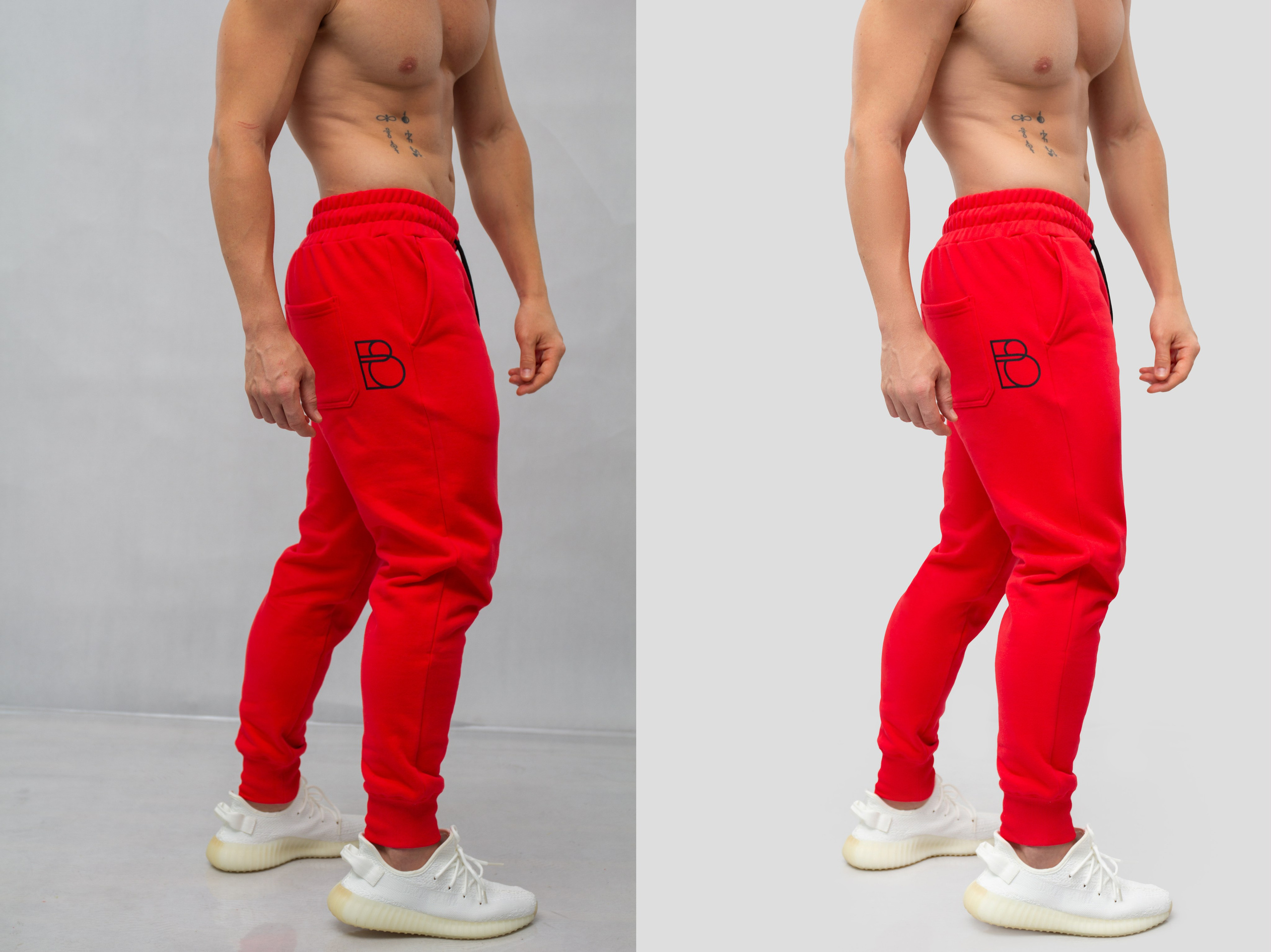 Для рекламы спортивной одежды и питания