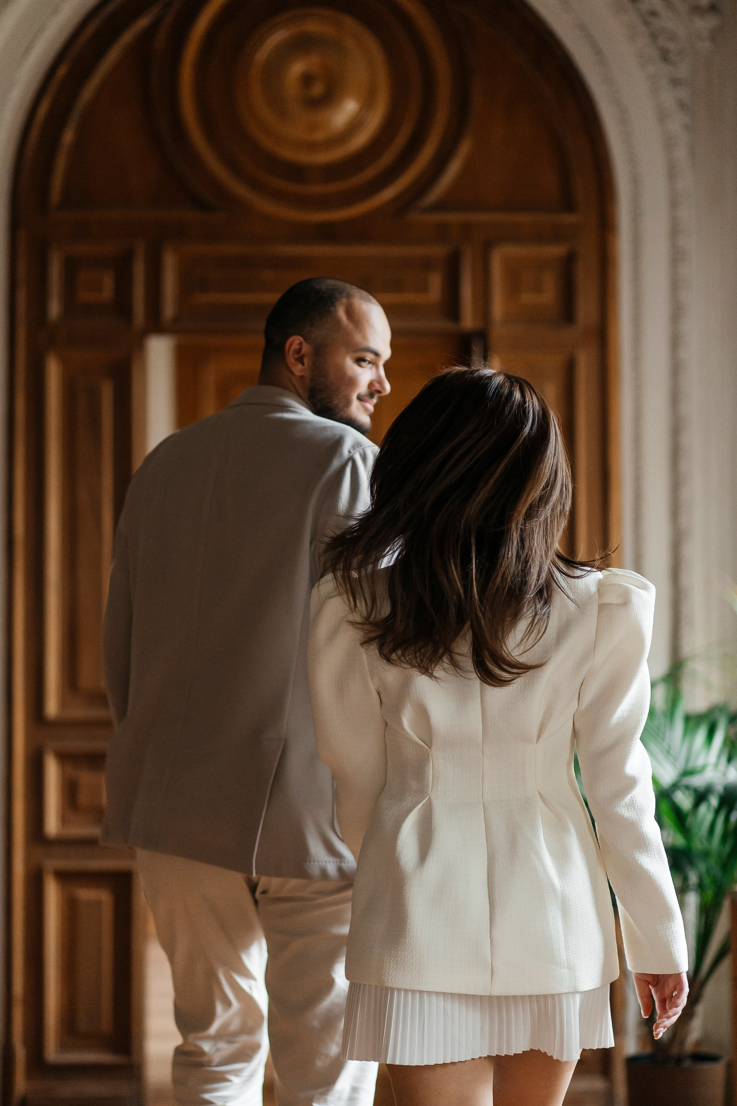 Анастасия и Мостафа (библиотека + прогулка). Фотограф в Москве Екатерина Потапова