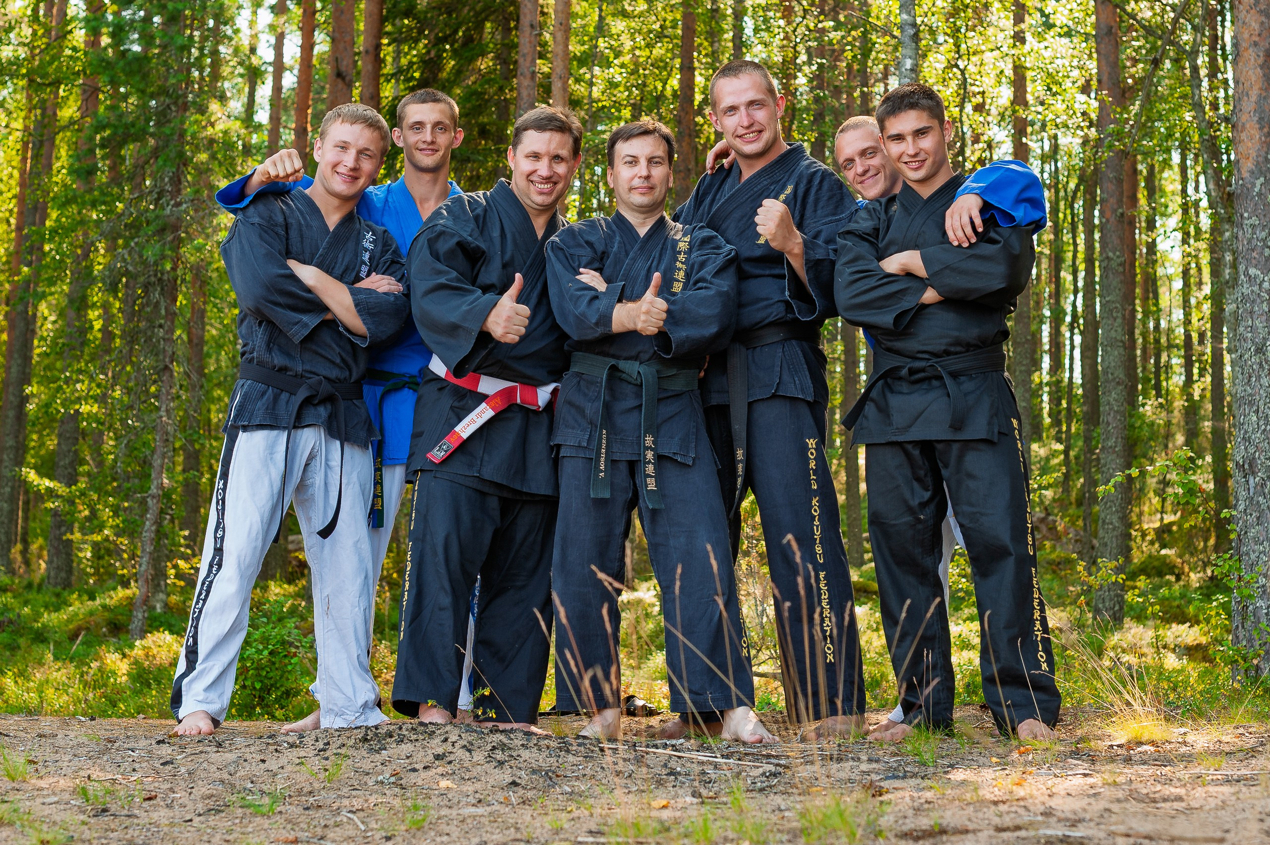 Летние тренировочные боры Школы Боевых Искусств «МОН» 2012 г. Карелия, инструкторы