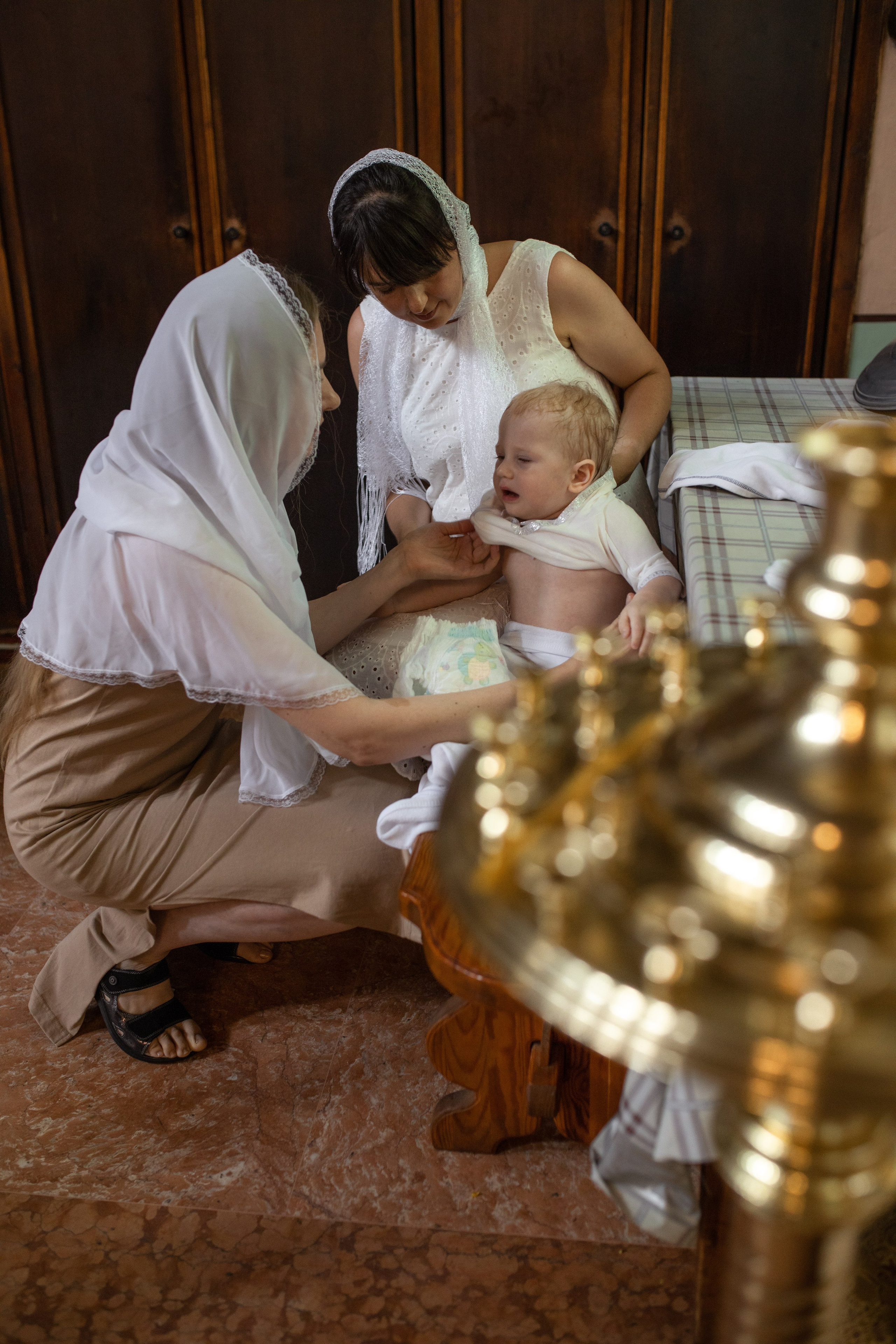 Таинство крещения в Железнодорожном. Фотограф в Железнодорожном и Балашихе