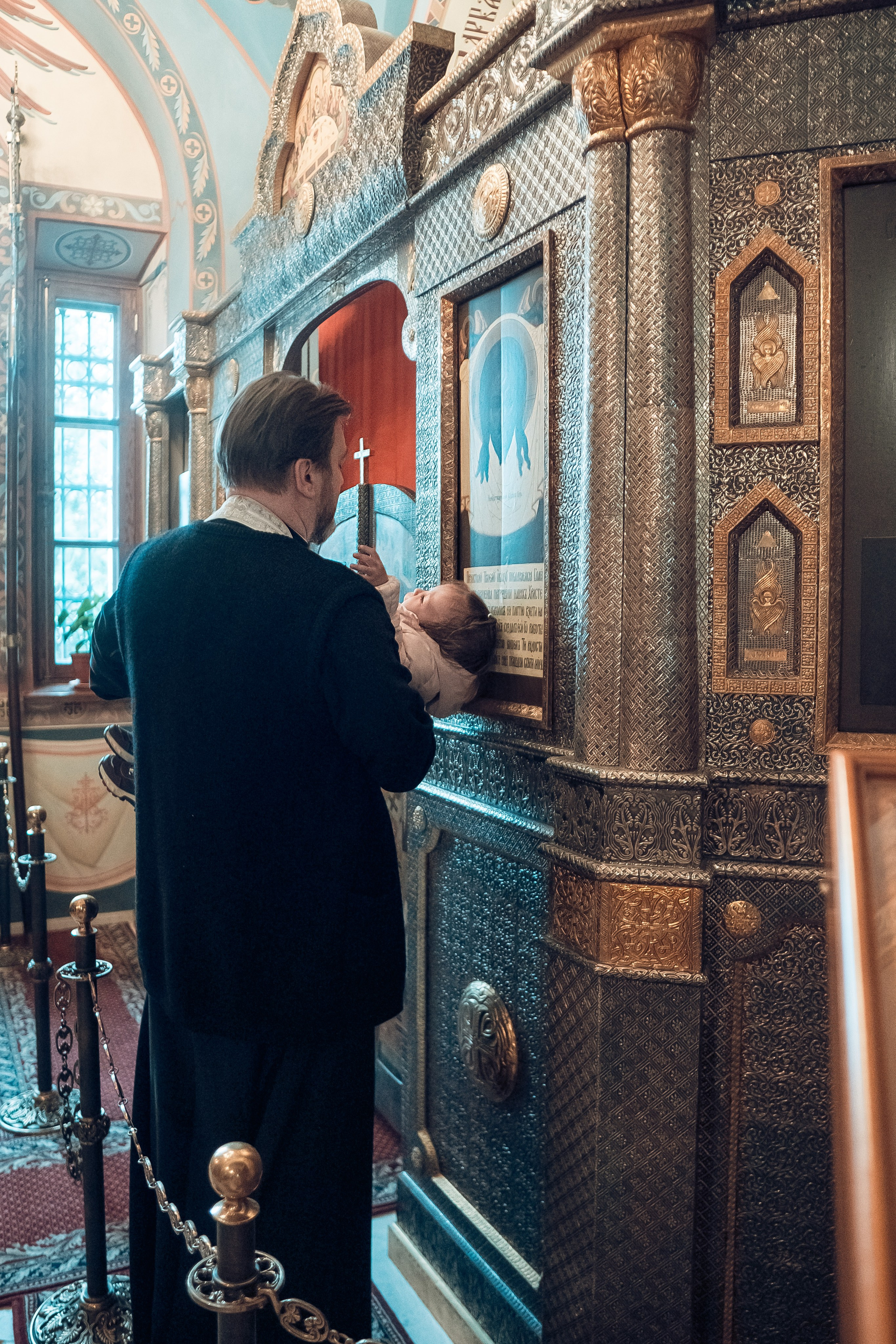 Таинство Крещения Артема, Ангелины и Адрианы