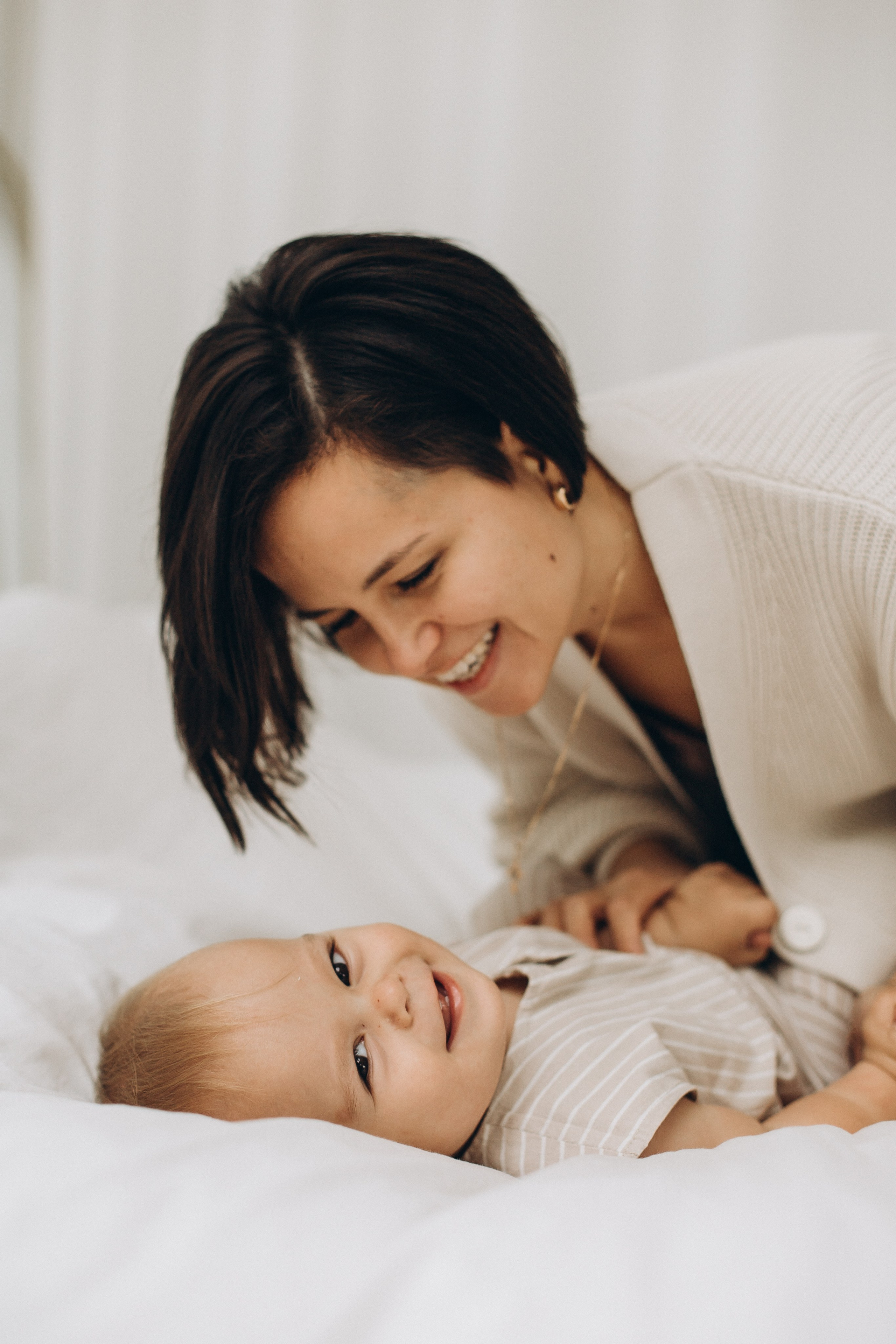 Фотосессия с малышом в студии. Семейный фотограф в Москве и Королеве Евгения Баукова