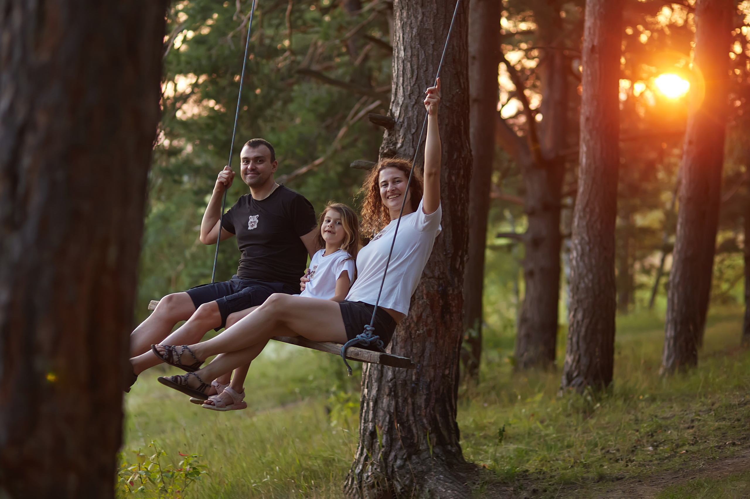 Ольга, Андрей и Настёна. Семейный и детский фотограф в Москве Шарапова Ирина