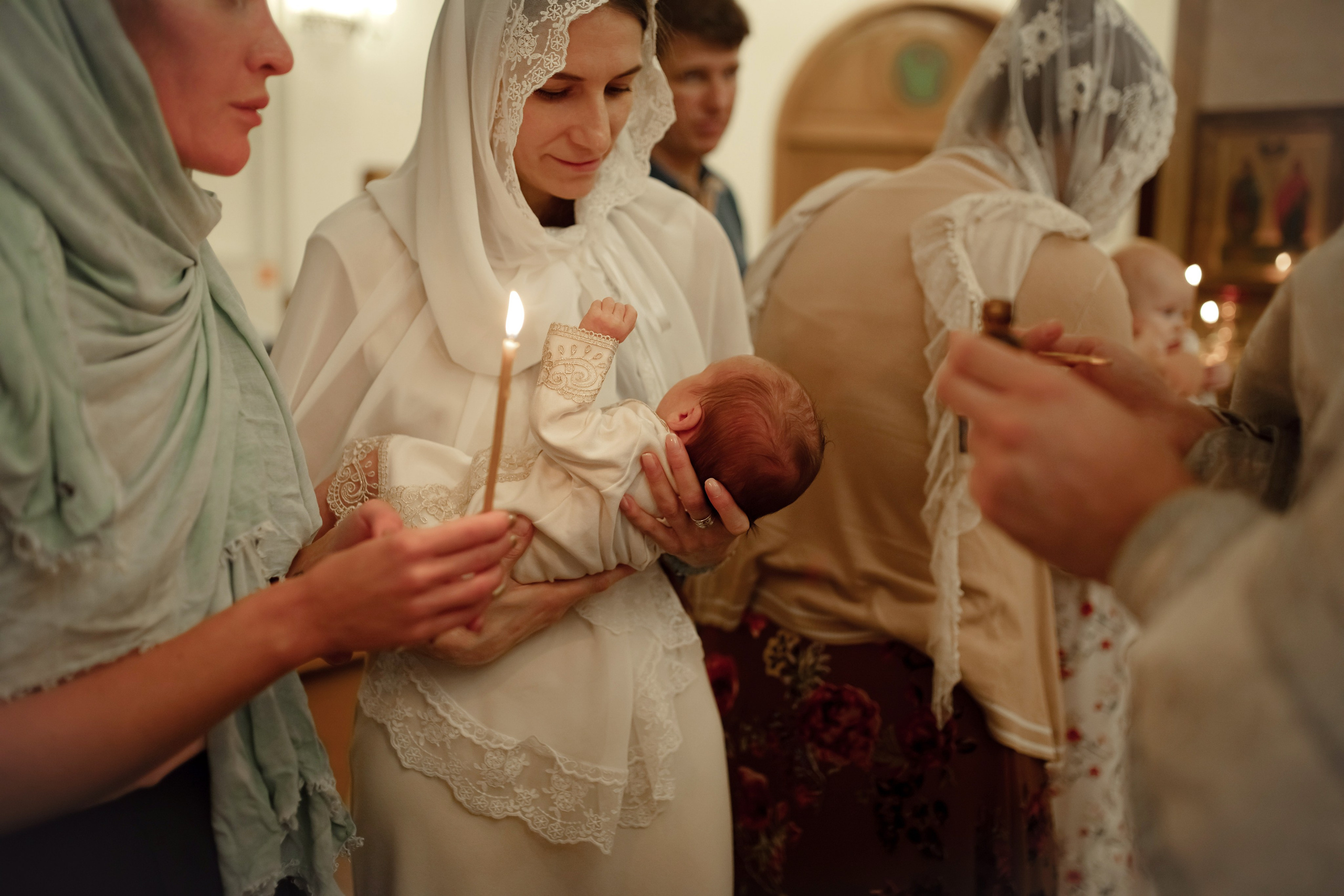 Крещение Анастасии. Семейный и детский фотограф в Москве Дорогова Екатерина