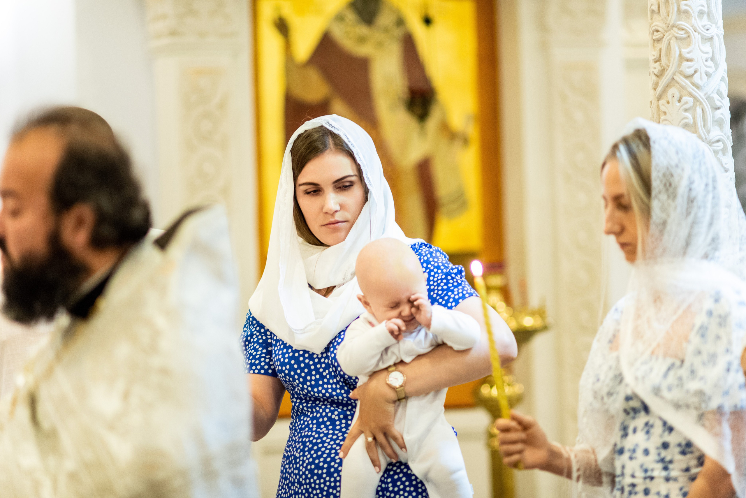 Крещении Ксении. Фотограф Юлия Попова