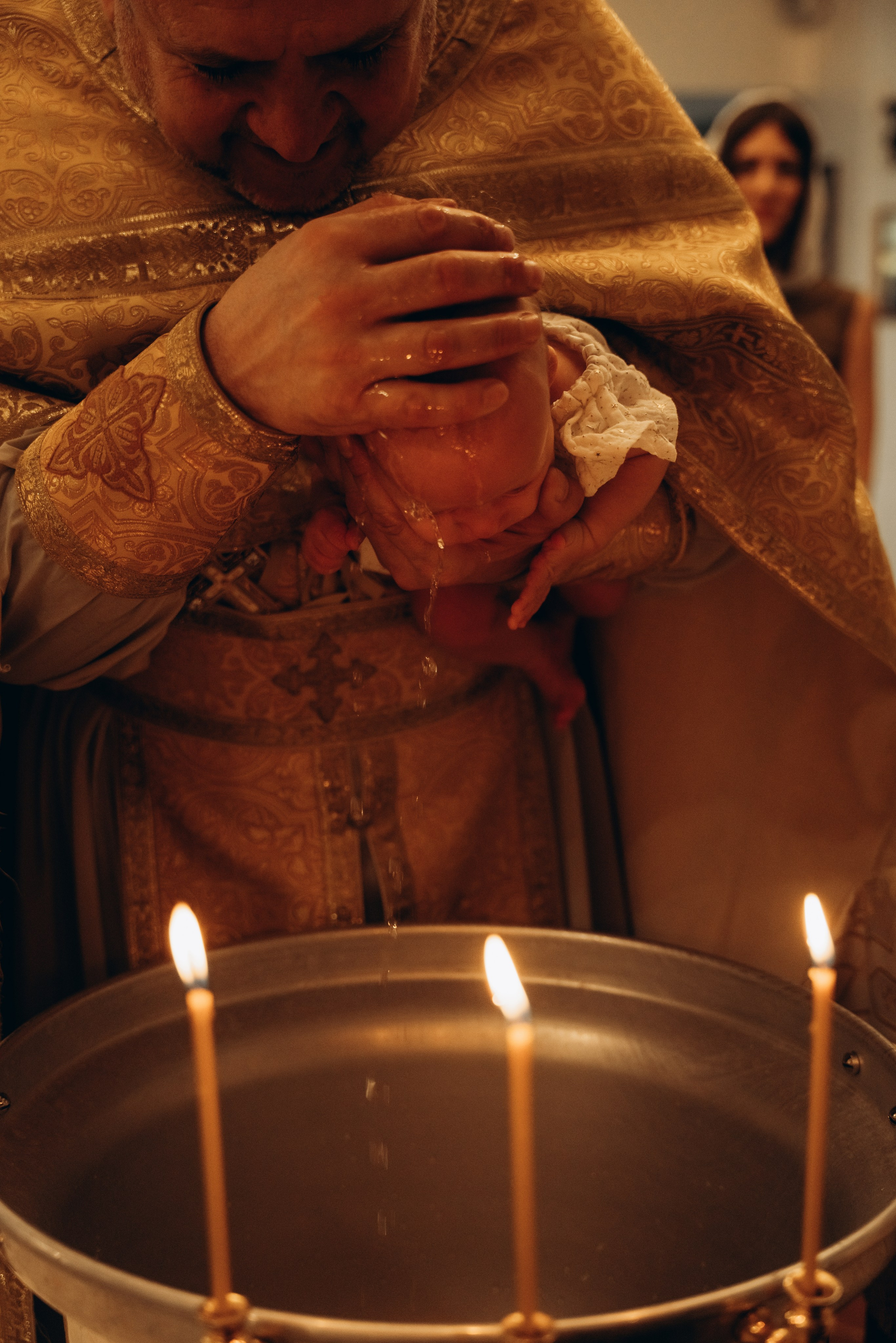 Крещении Есении. Фотограф Мария Миллс | Минск