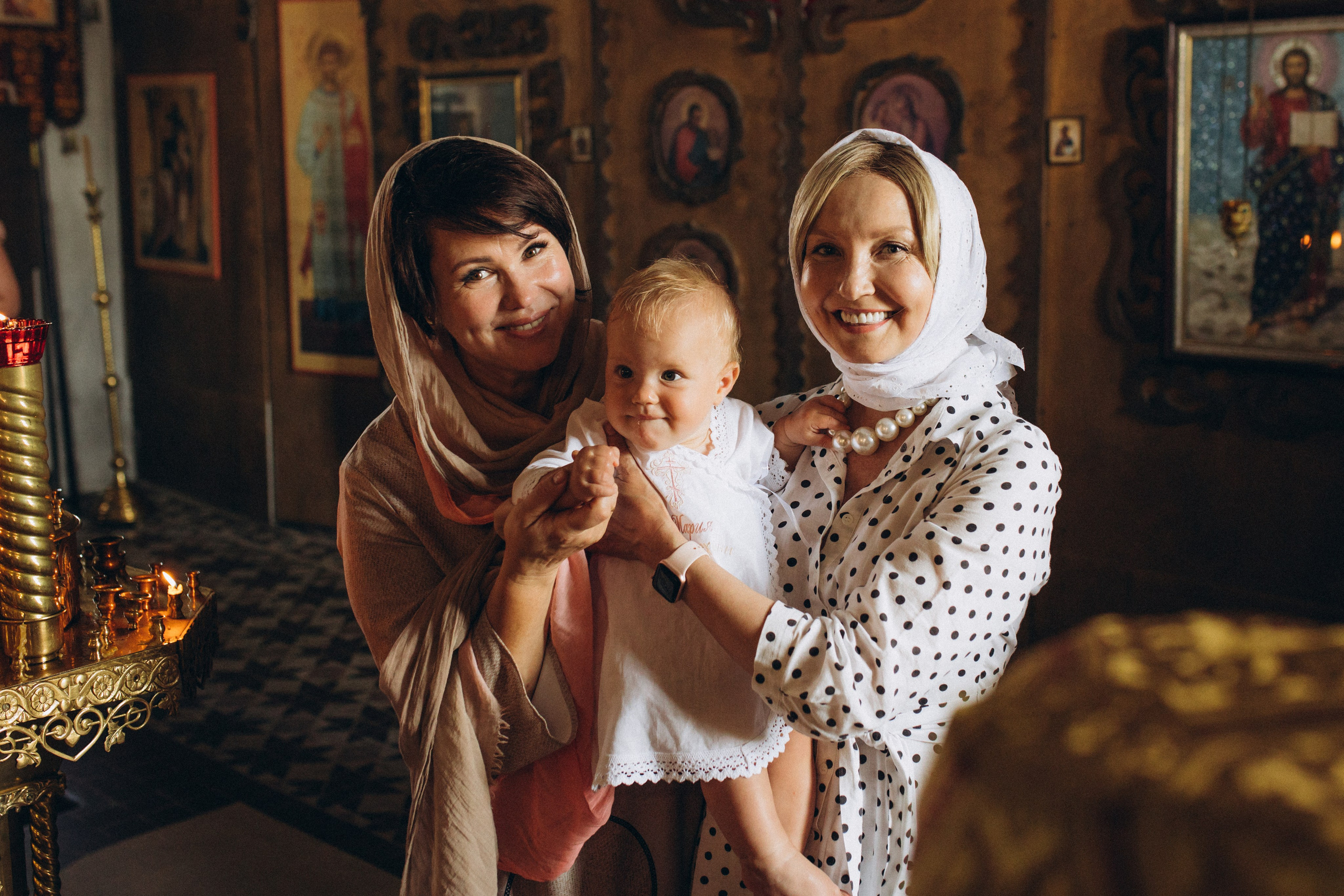 Крещение Марии. Семейный фотограф в Обнинске