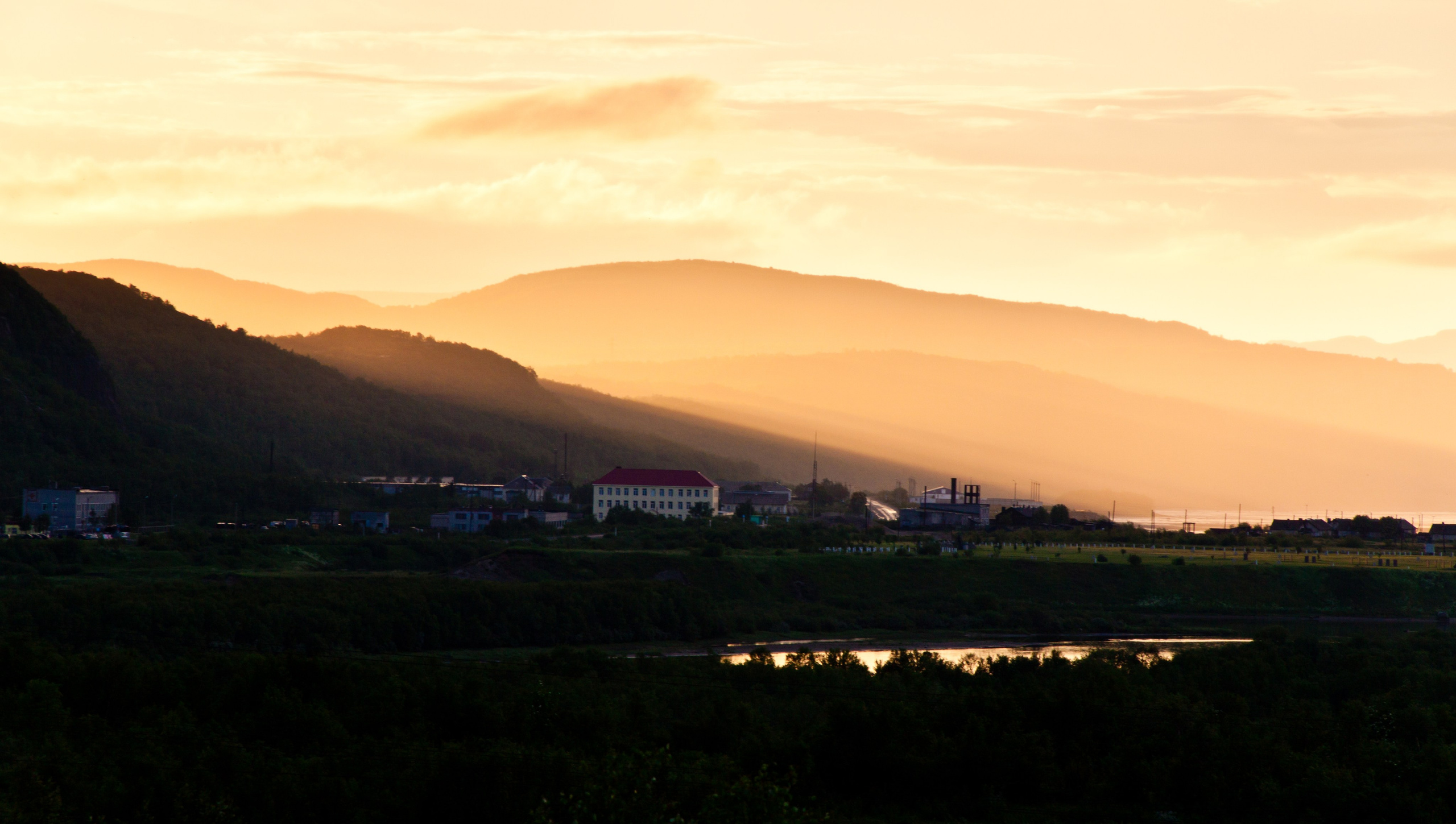 Солнечные ночи Крайнего Севера. Пейзажи Крайнего Севера. Баренцево море, Рыбачий, Средний, Немецкий