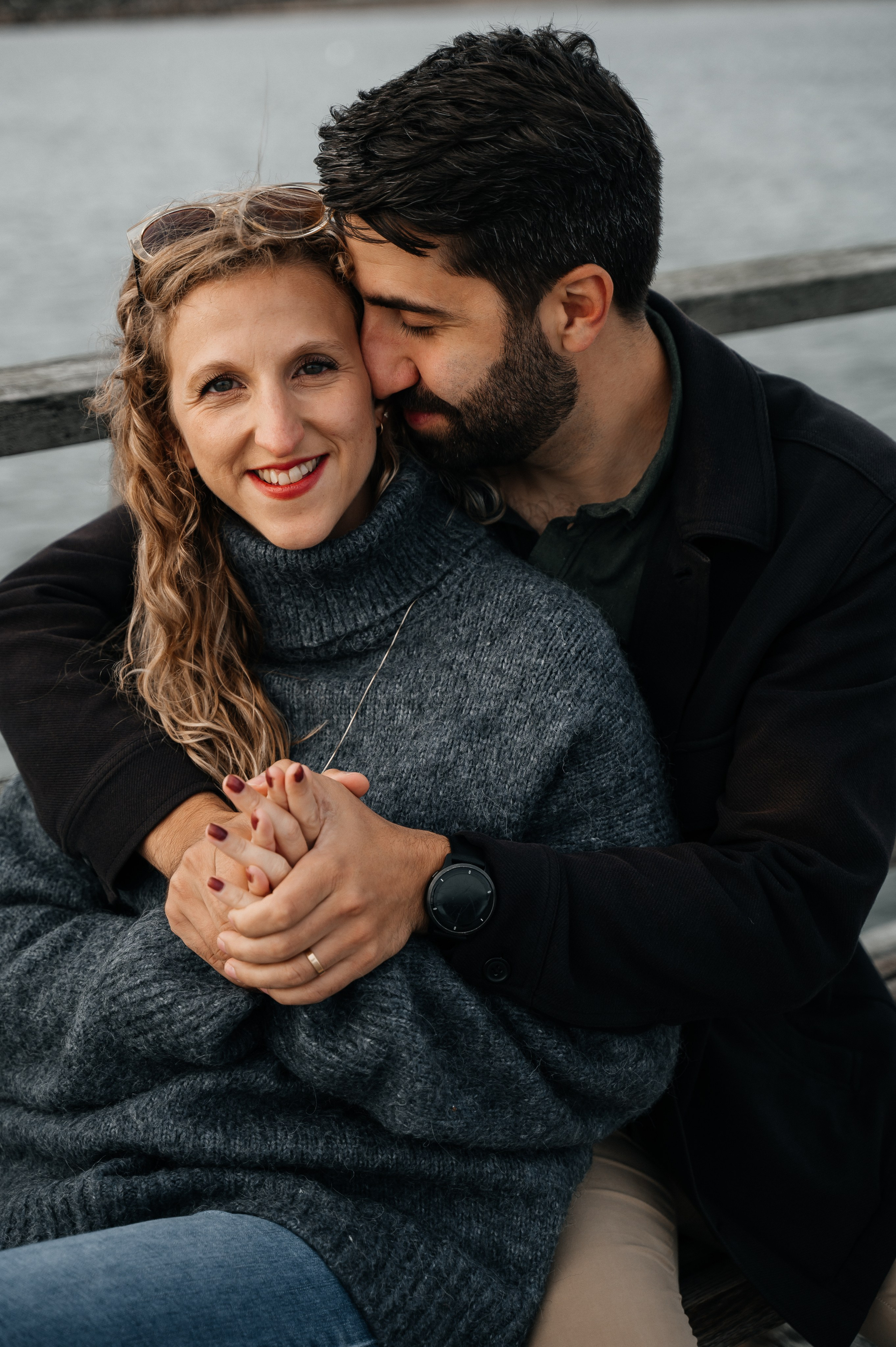 Parfotografering på Skrea strand | Fotograf i Falkenberg. Bröllops- och familjefotograf i Halmstad | Valentina