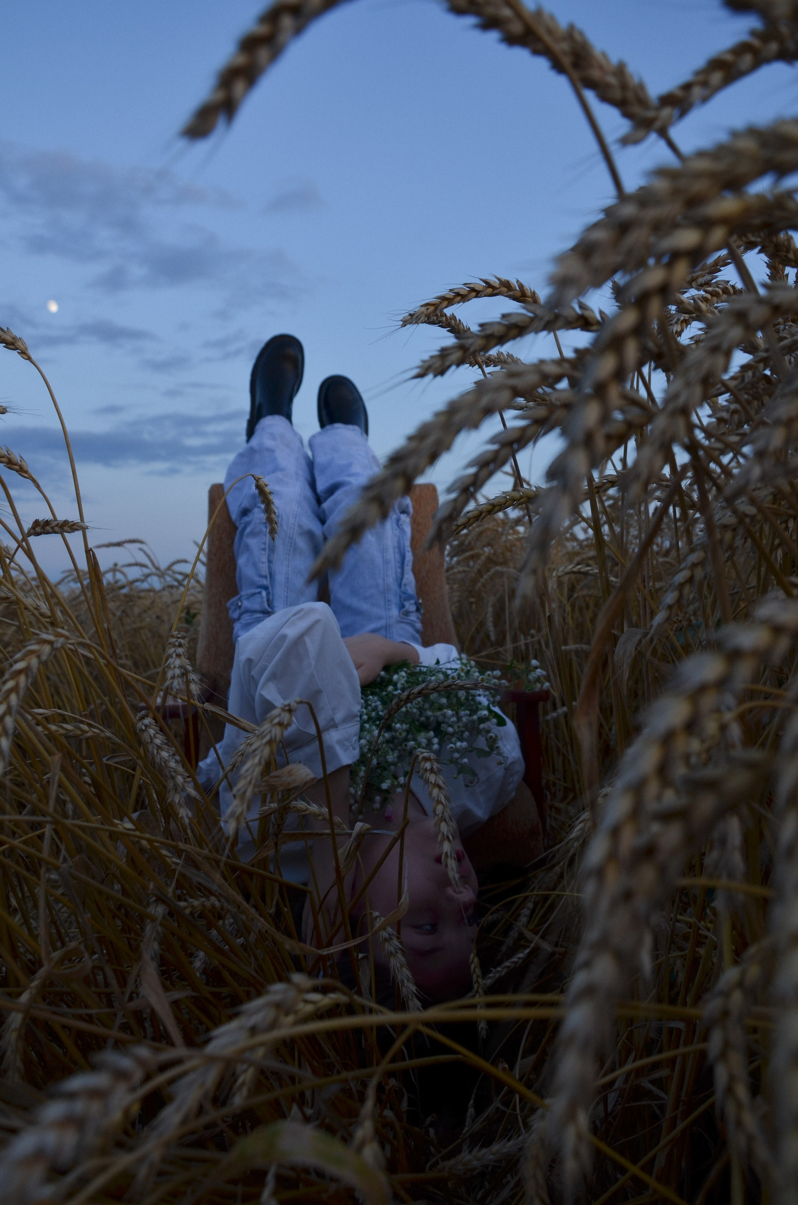 Ксения в поле