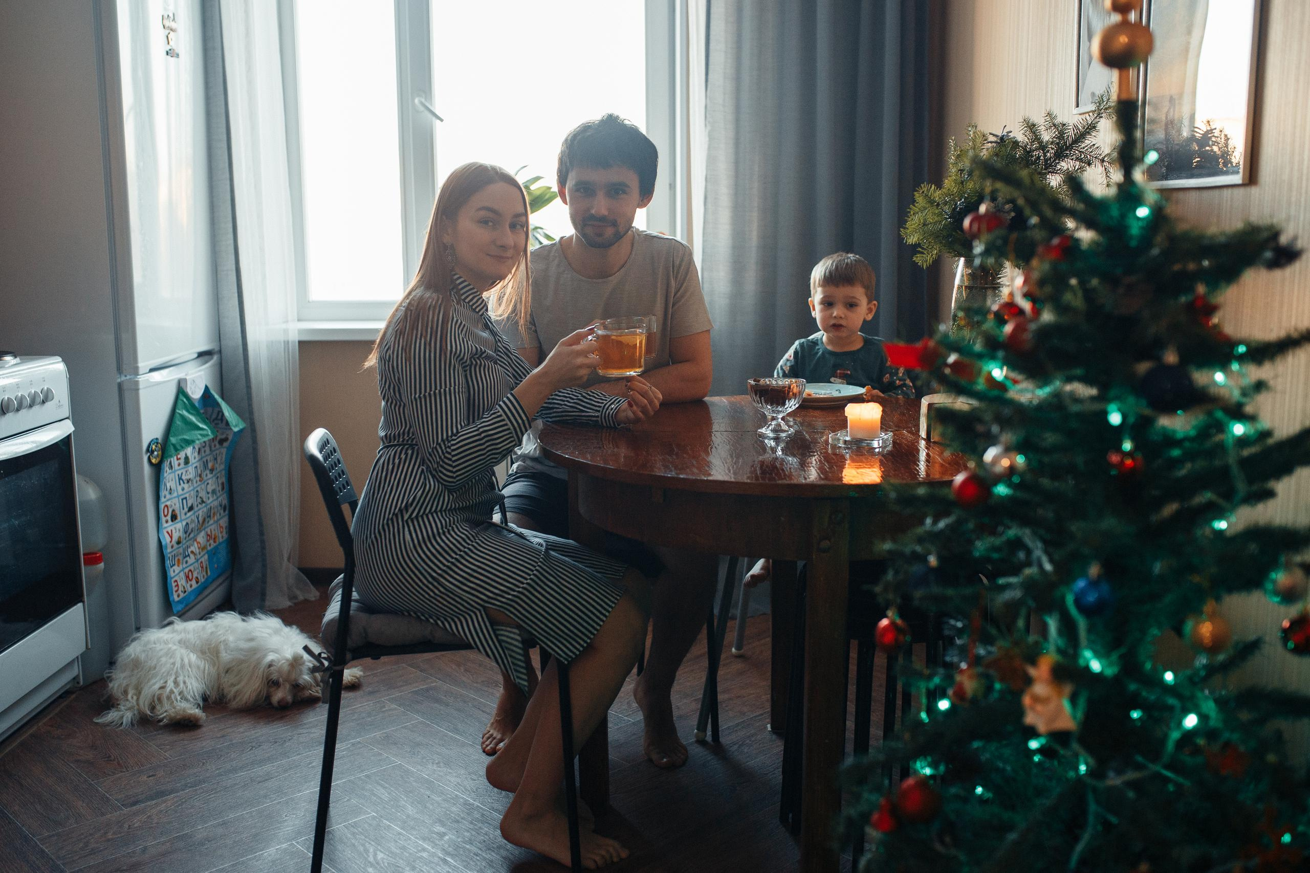 Новогодняя история. Семейный фотограф в Москве. Дарья Долгих