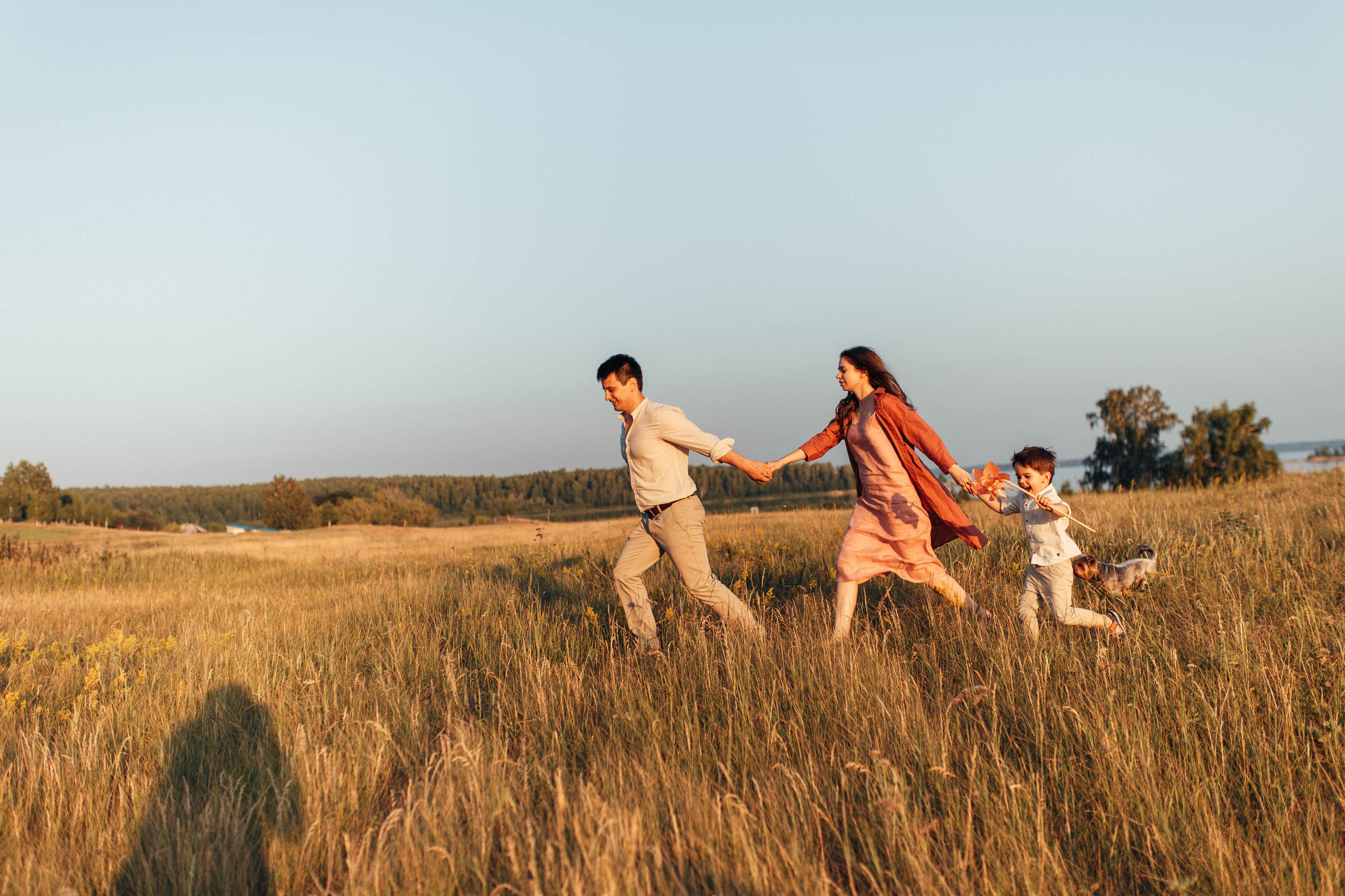 Закат у озера. Семейный фотограф в Москве. Дарья Долгих