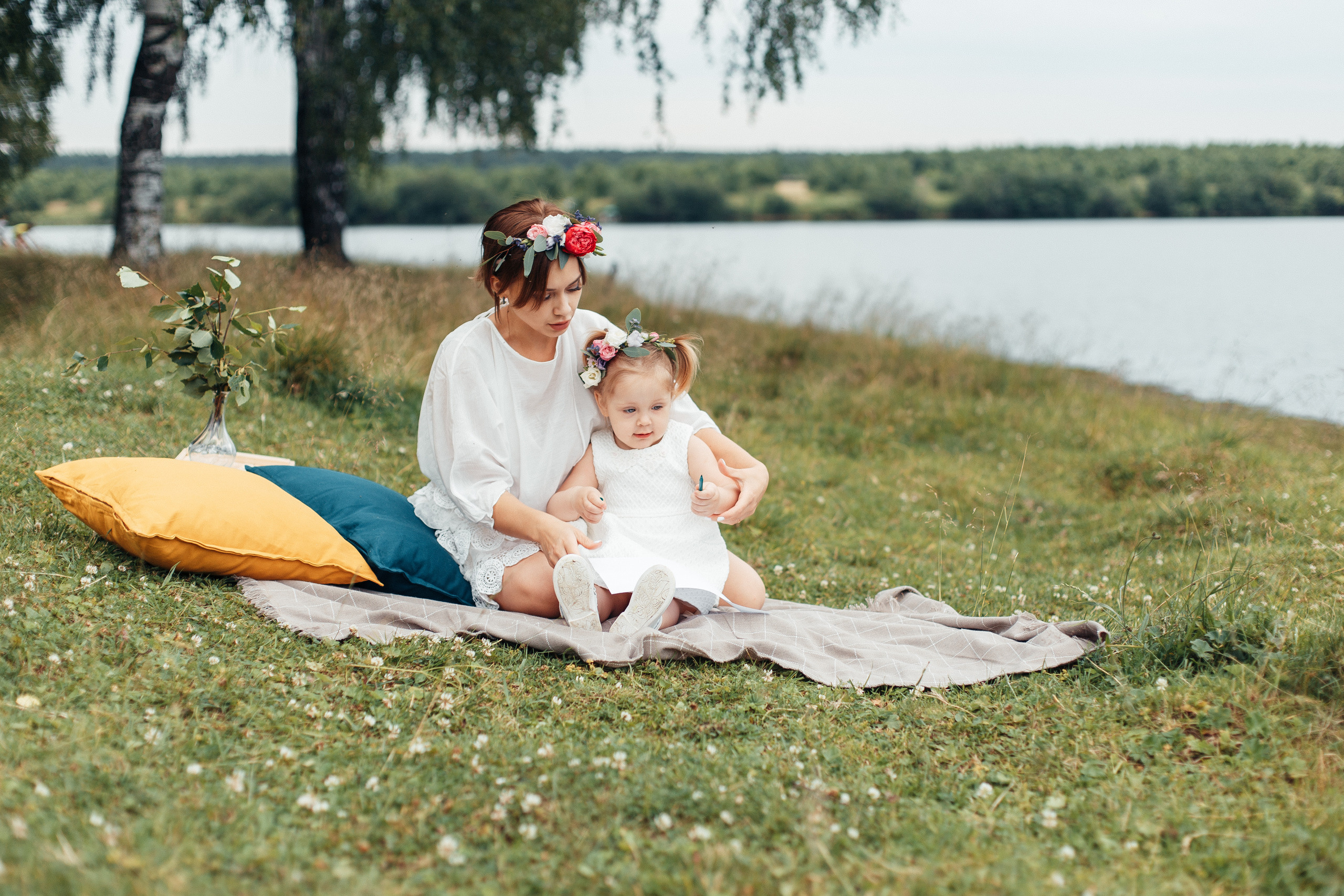 Мама и дочка. Семейный фотограф в Москве. Дарья Долгих