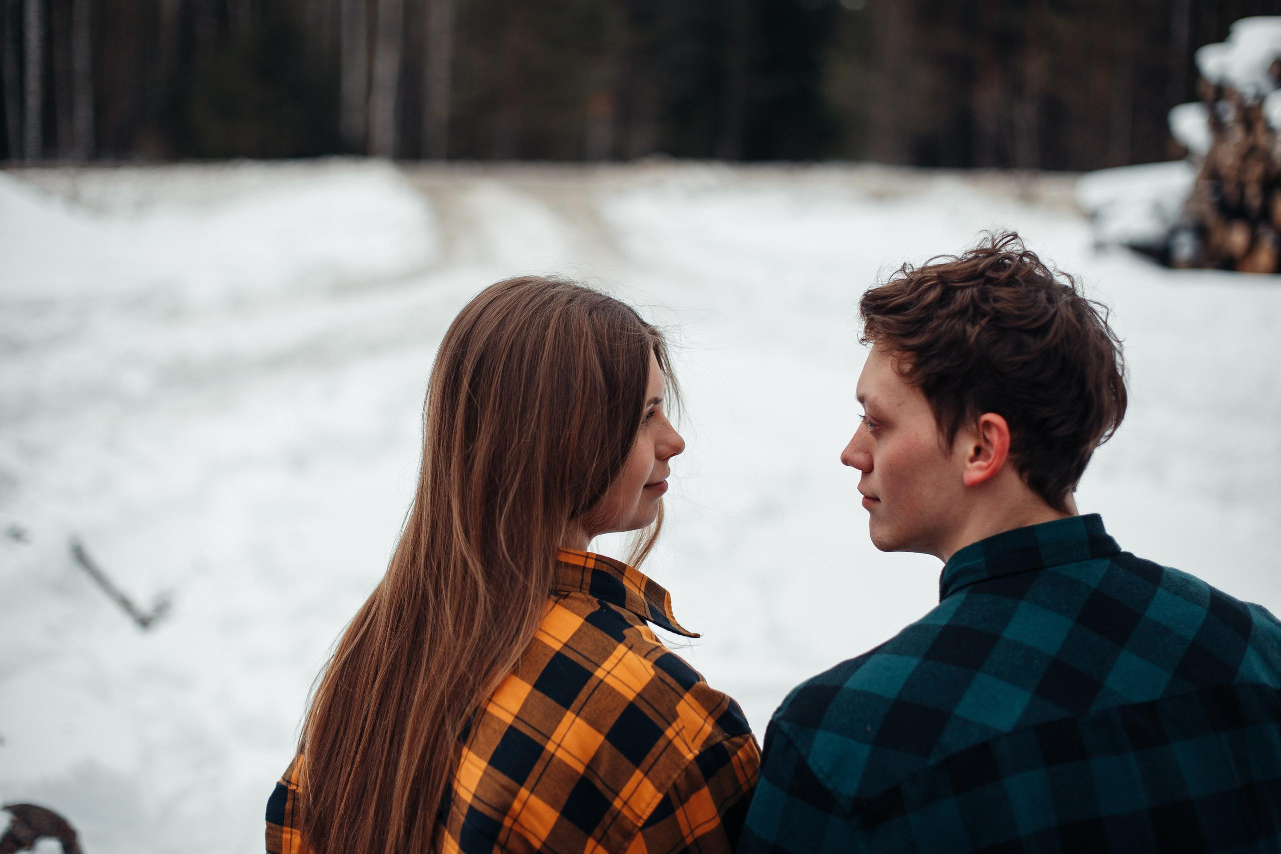Зимний лес. Семейный фотограф в Москве. Дарья Долгих