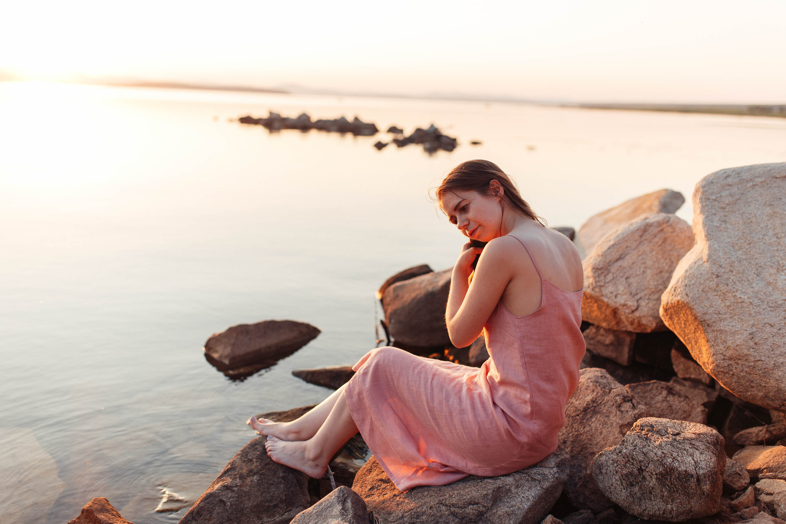 Закат у озера. Семейный фотограф в Москве. Дарья Долгих
