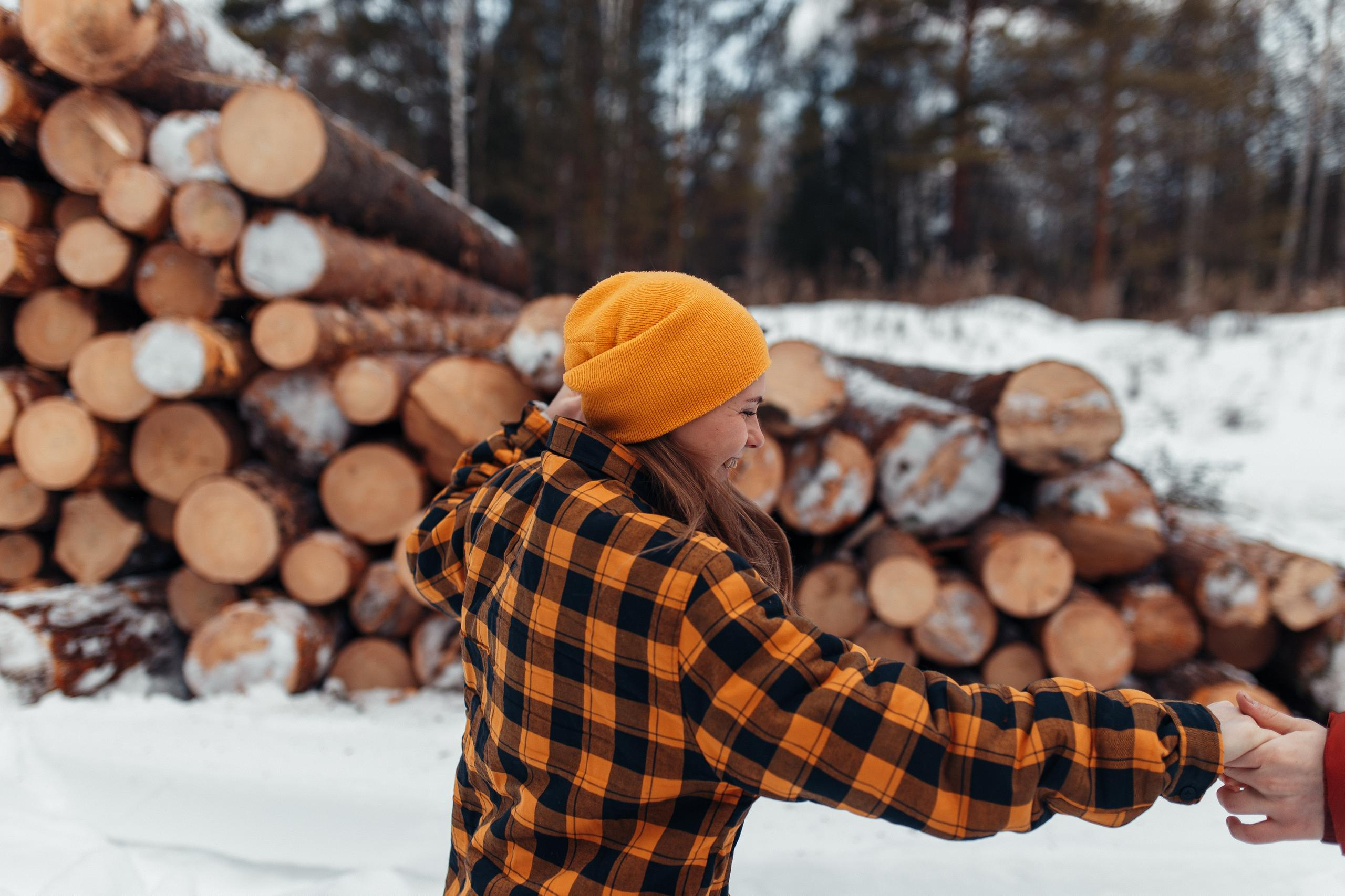Зимний лес. Семейный фотограф в Москве. Дарья Долгих