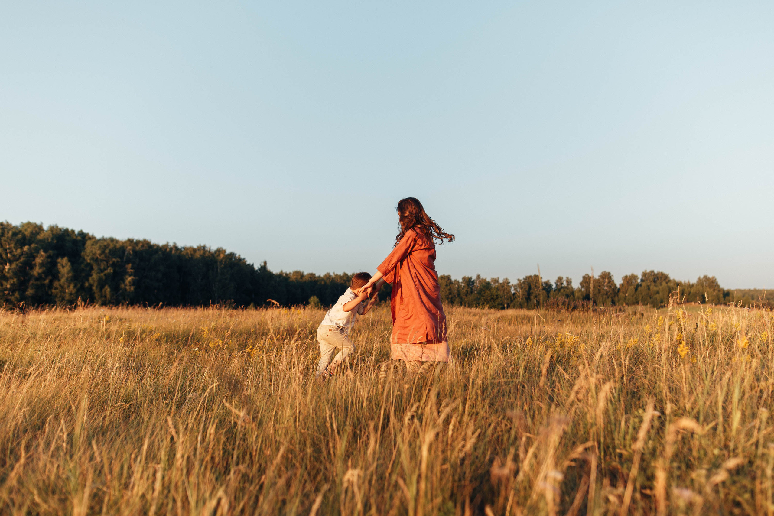 Закат у озера. Семейный фотограф в Москве. Дарья Долгих