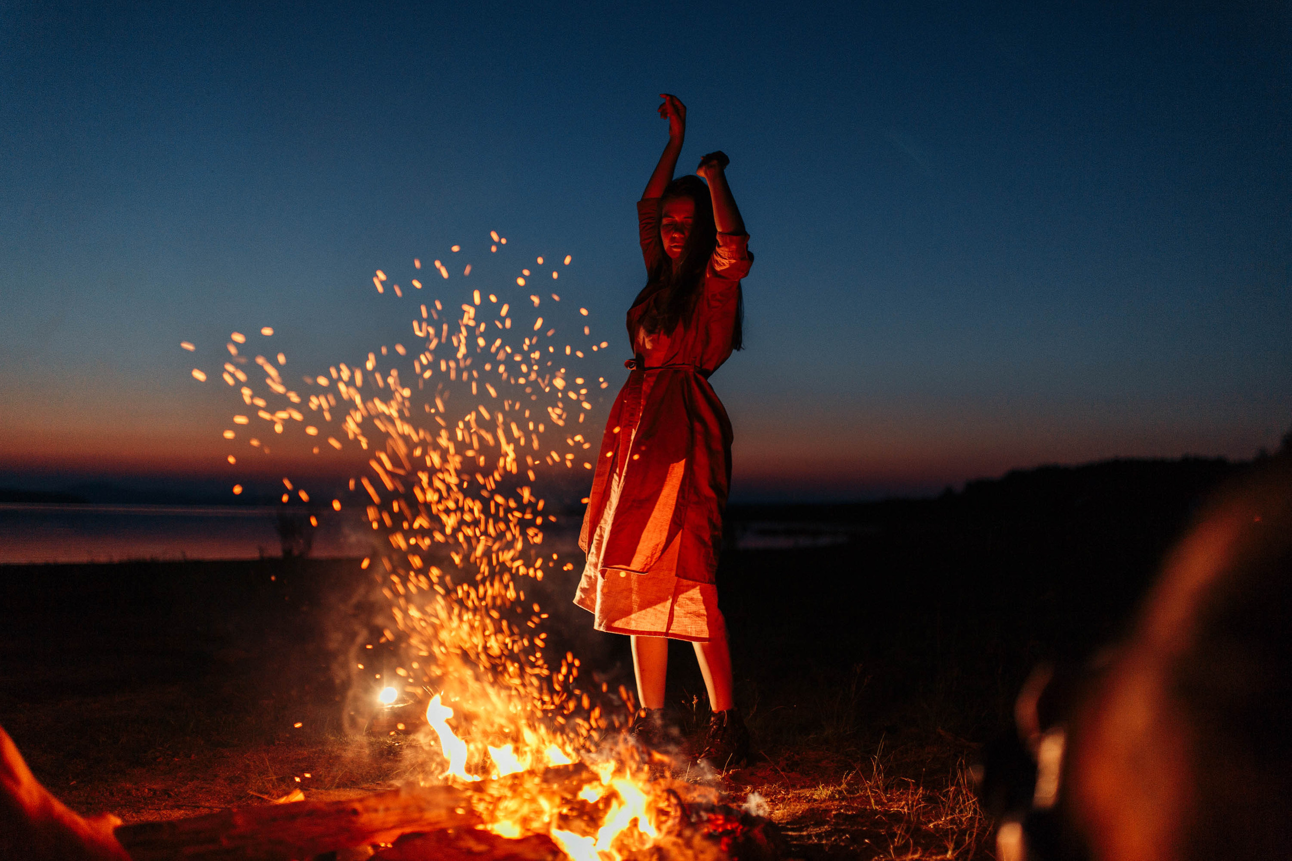 Закат у озера. Семейный фотограф в Москве. Дарья Долгих