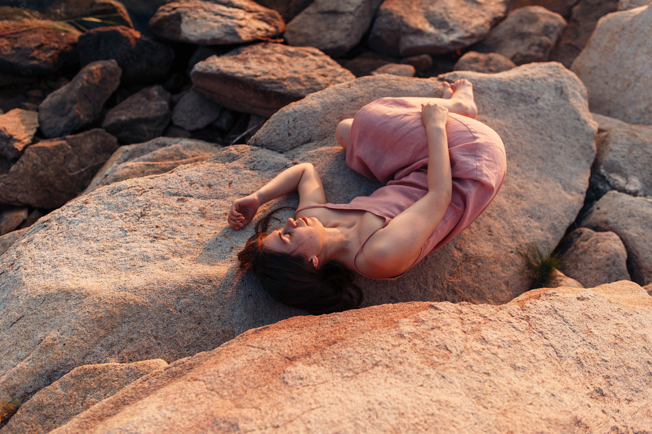 Закат у озера. Семейный фотограф в Москве. Дарья Долгих