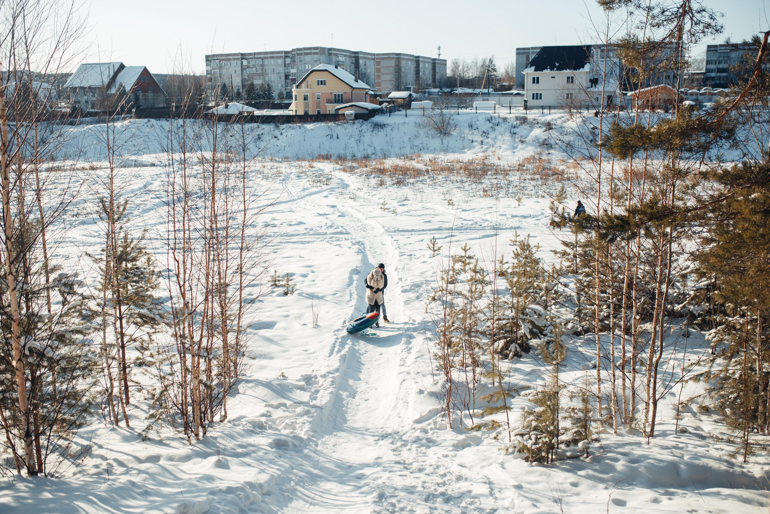 Зимние забавы. Семейный фотограф в Москве. Дарья Долгих