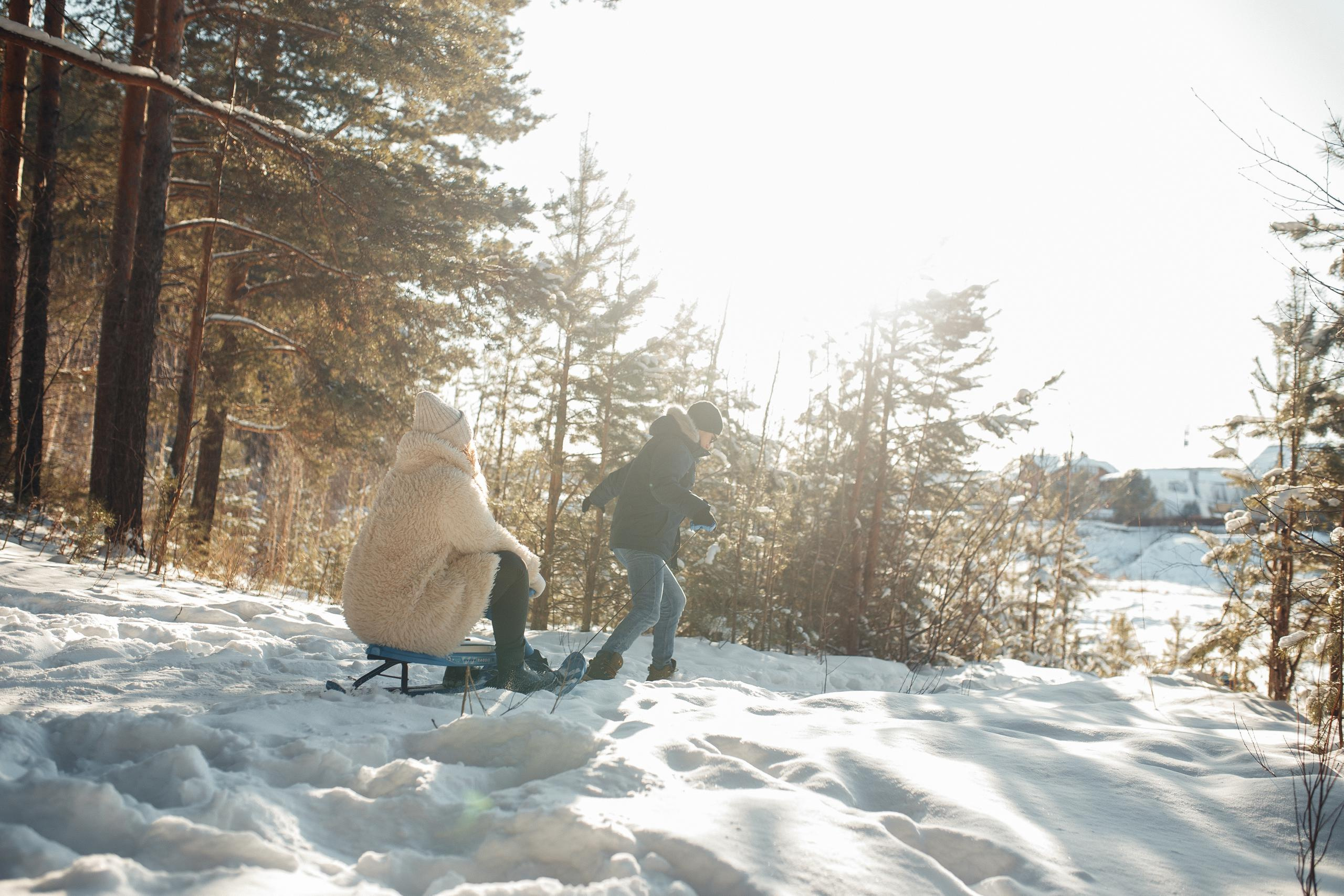 Зимние забавы. Семейный фотограф в Москве. Дарья Долгих
