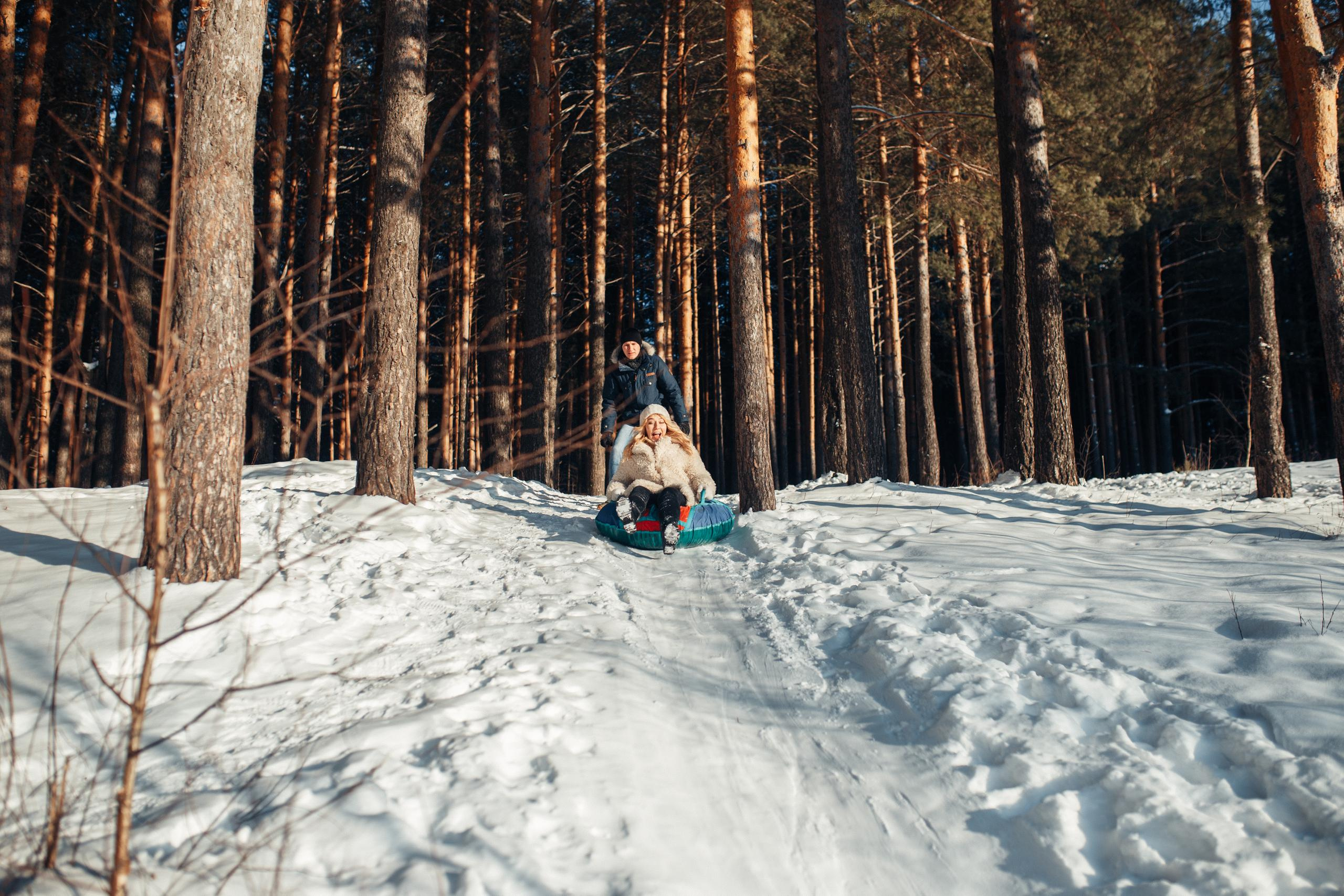 Зимние забавы. Семейный фотограф в Москве. Дарья Долгих