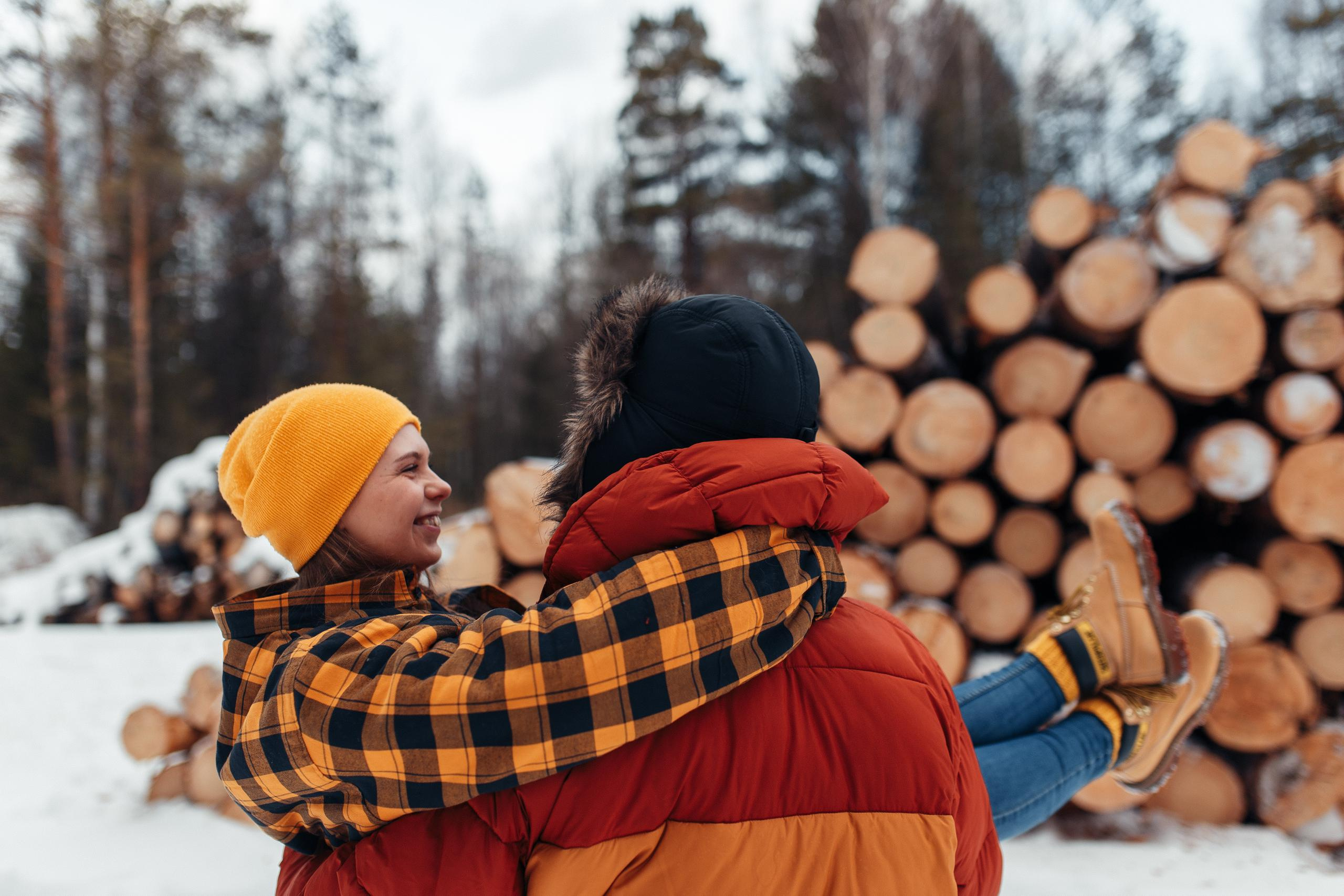 Зимний лес. Семейный фотограф в Москве. Дарья Долгих
