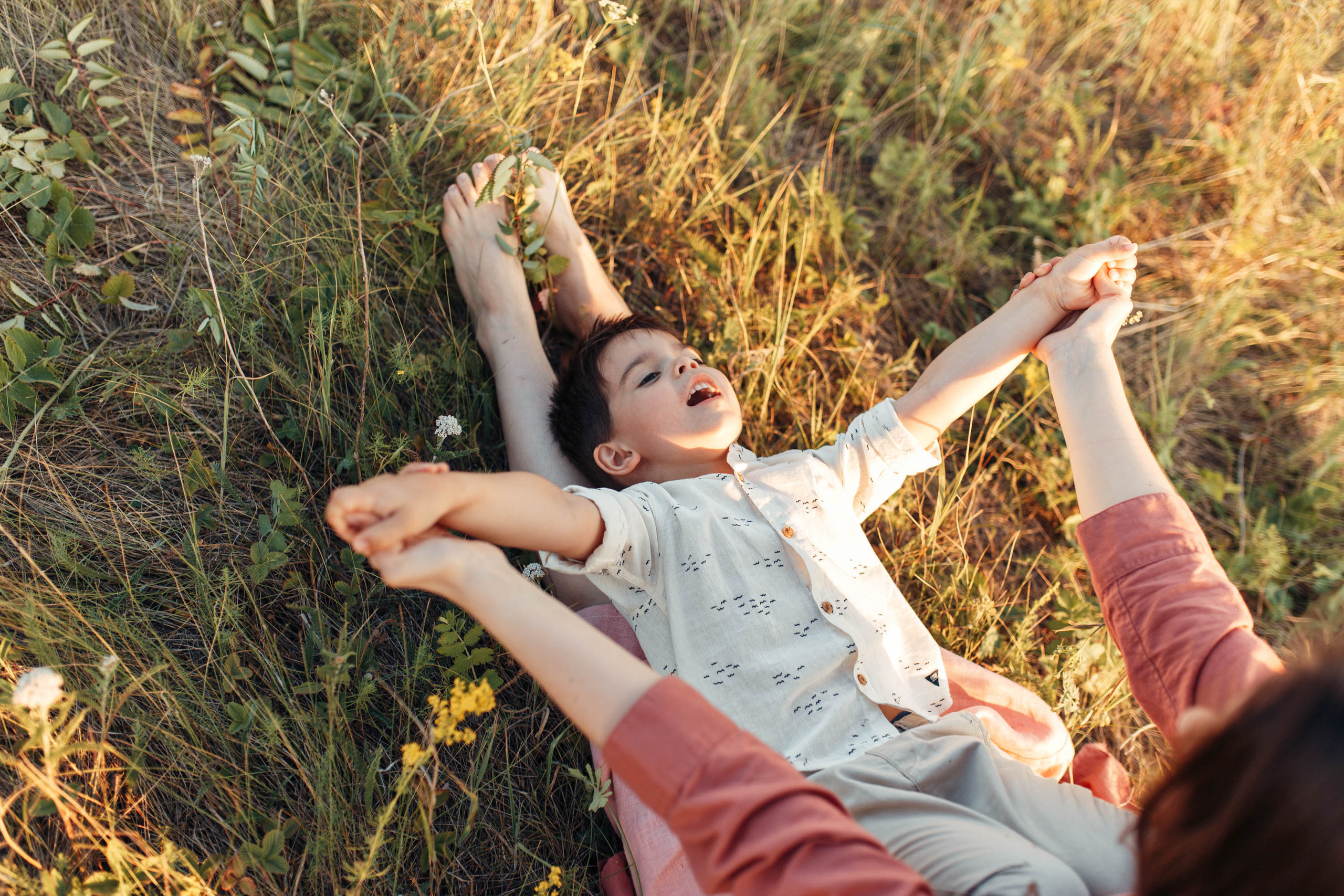 Закат у озера. Семейный фотограф в Москве. Дарья Долгих