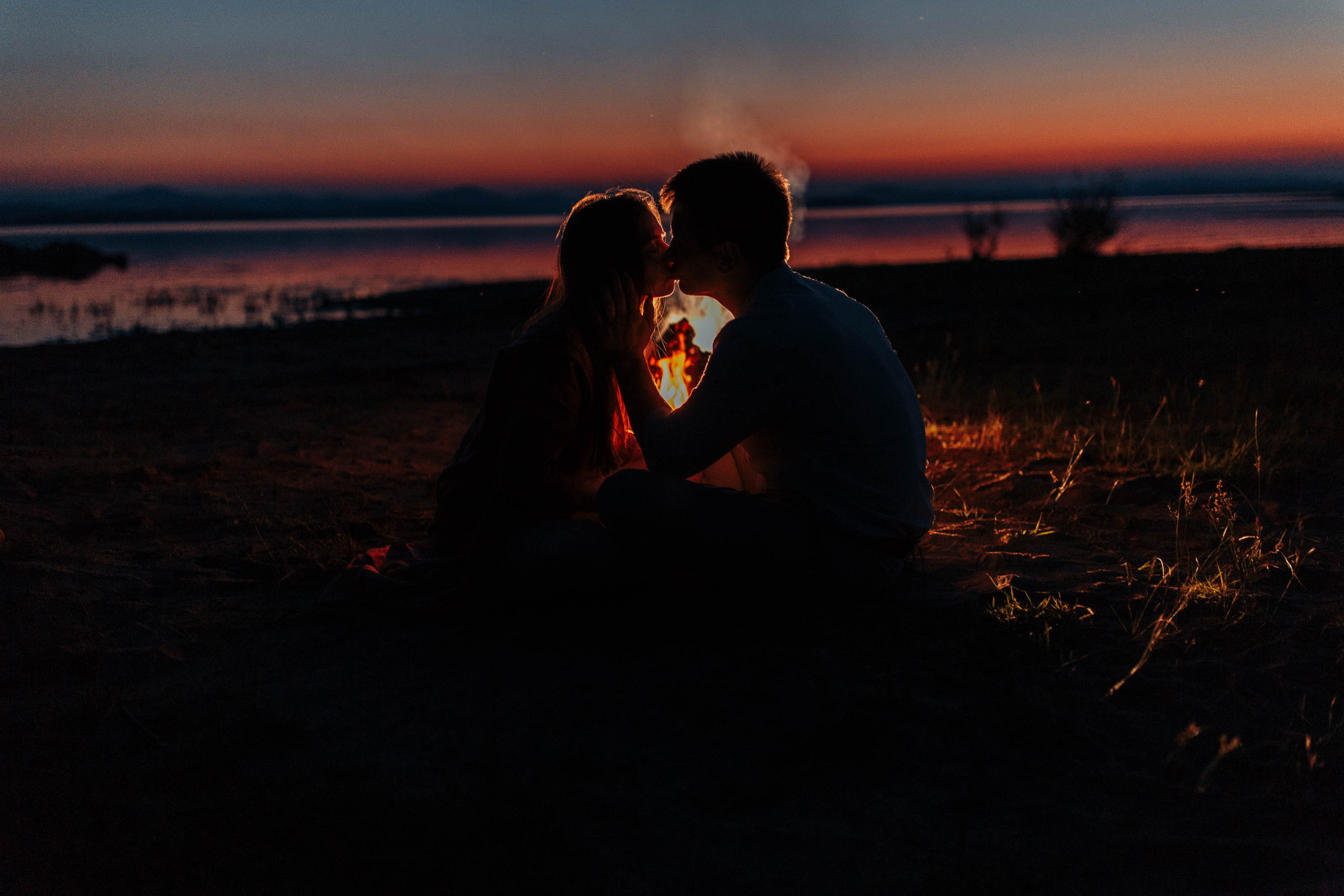 Закат у озера. Семейный фотограф в Москве. Дарья Долгих