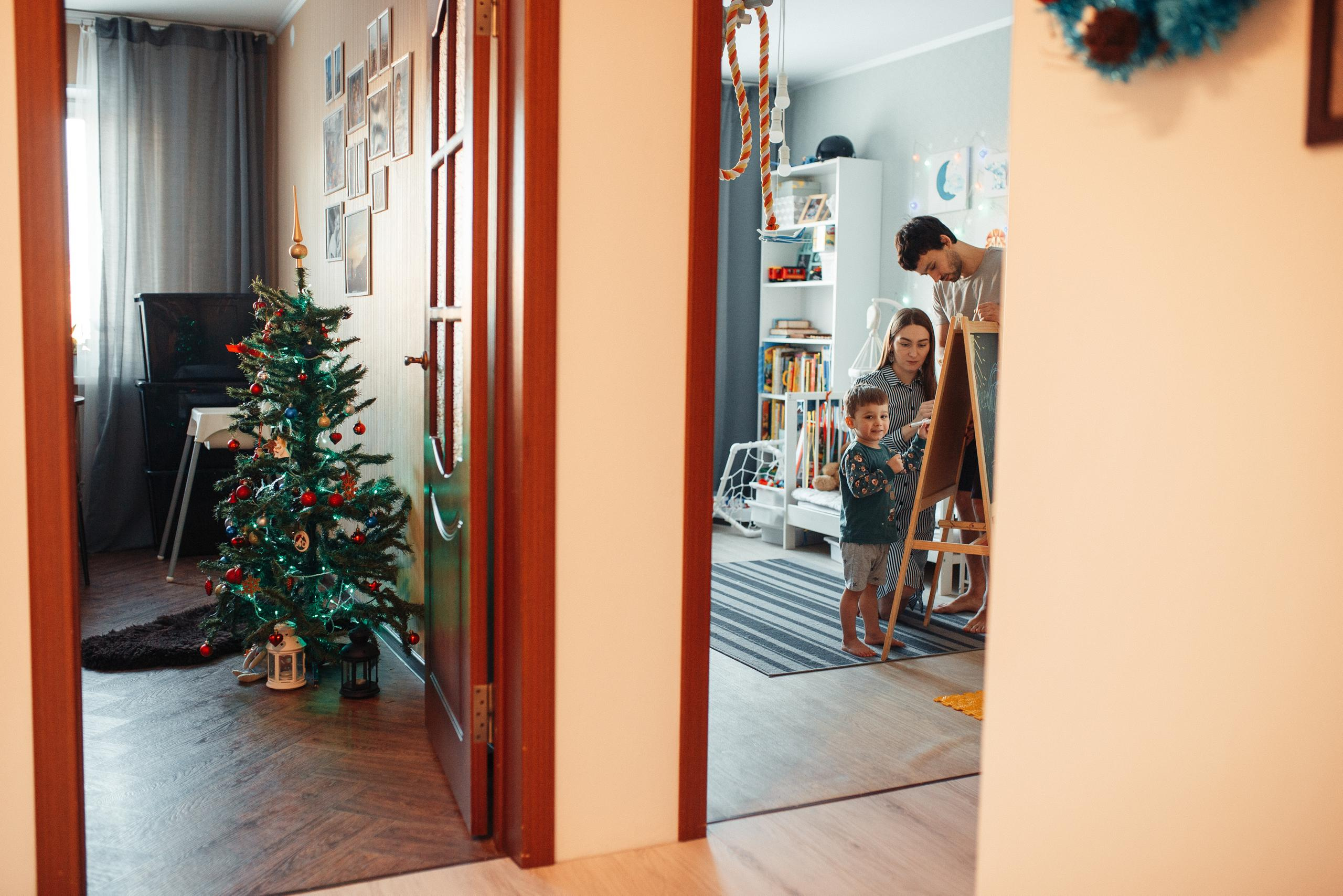 Новогодняя история. Семейный фотограф в Москве. Дарья Долгих