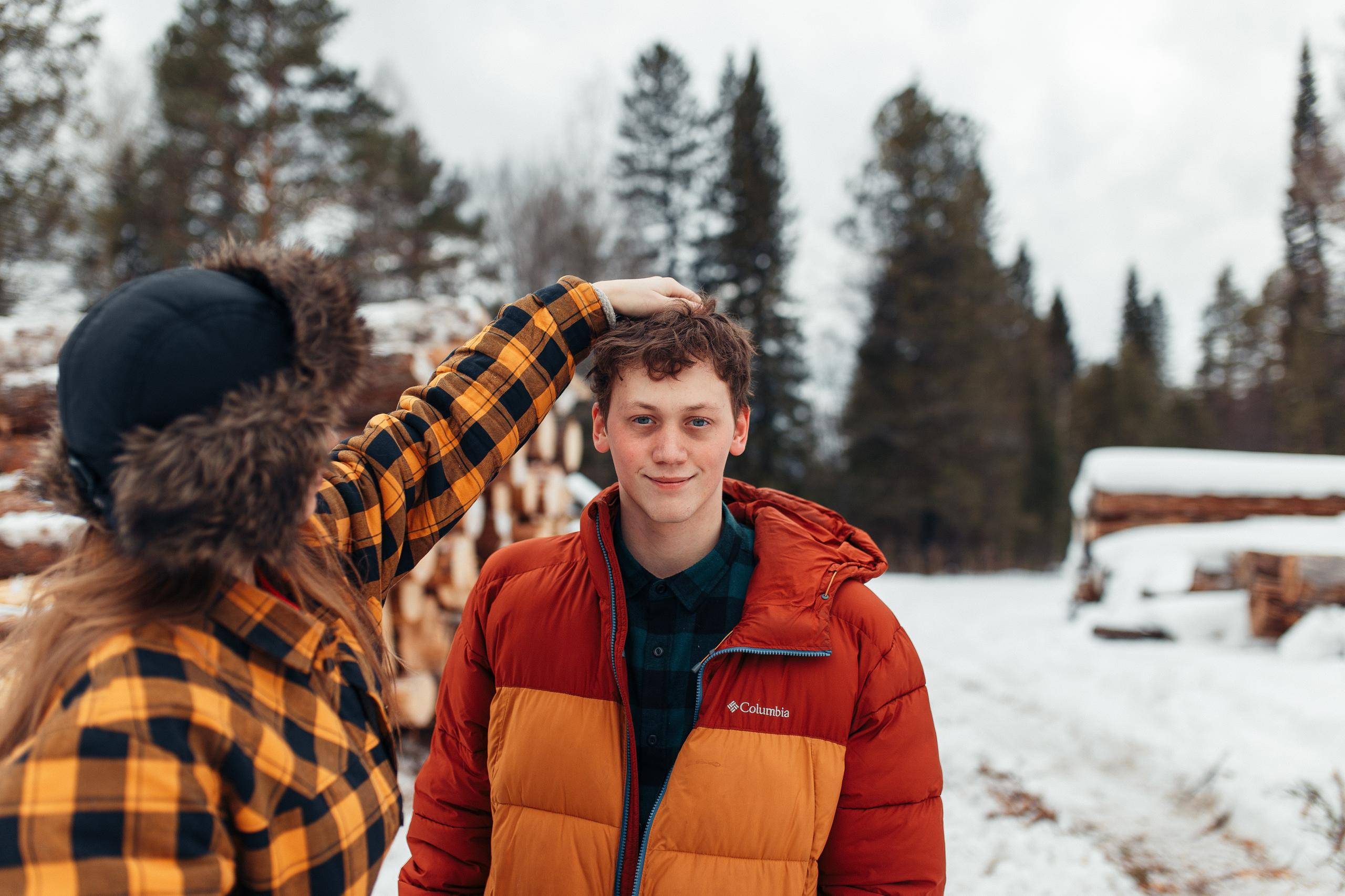 Зимний лес. Семейный фотограф в Москве. Дарья Долгих