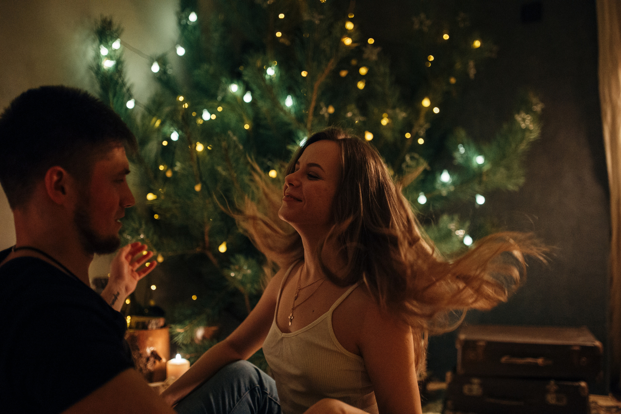 Праздничные огни. Семейный фотограф в Москве. Дарья Долгих