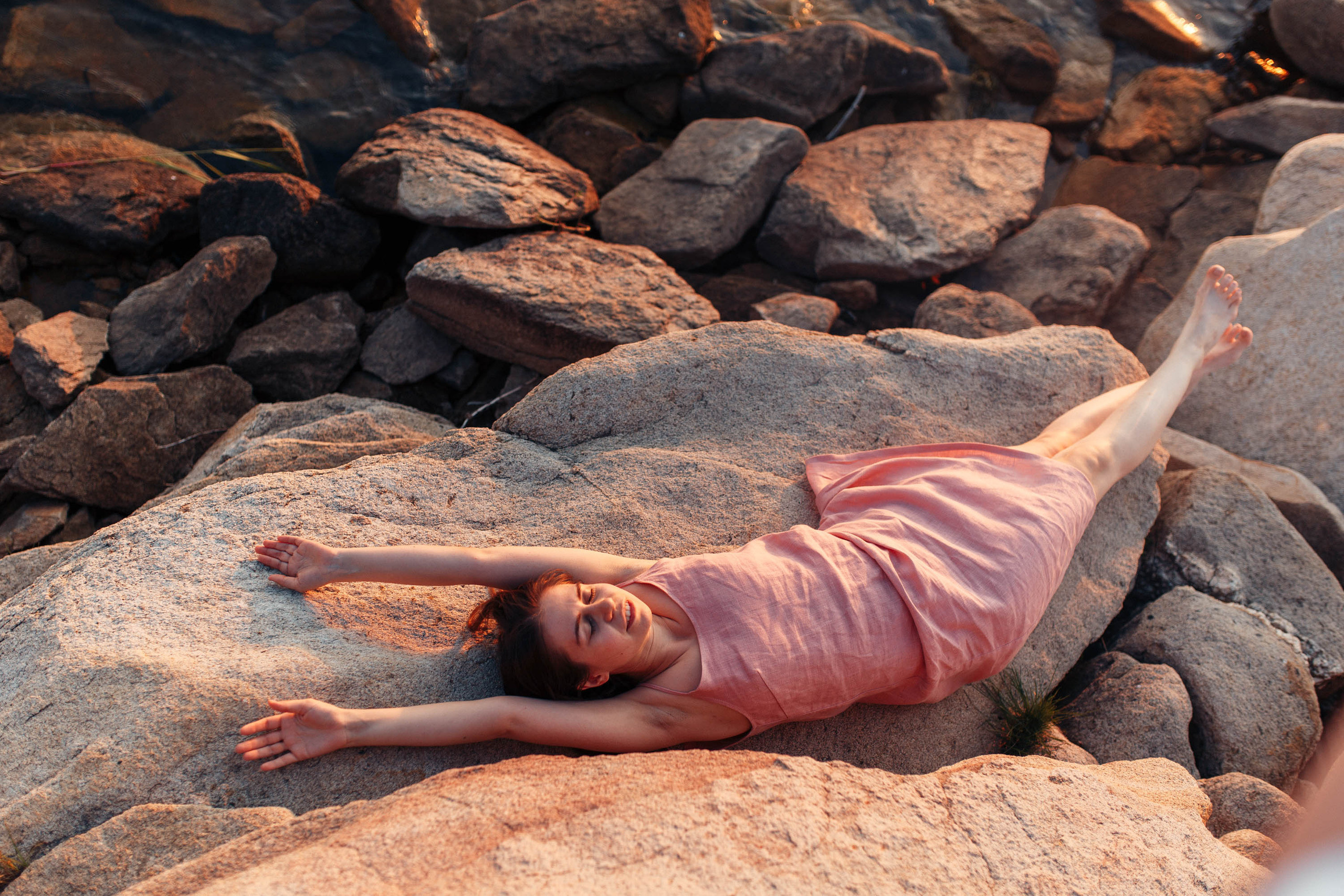 Закат у озера. Семейный фотограф в Москве. Дарья Долгих