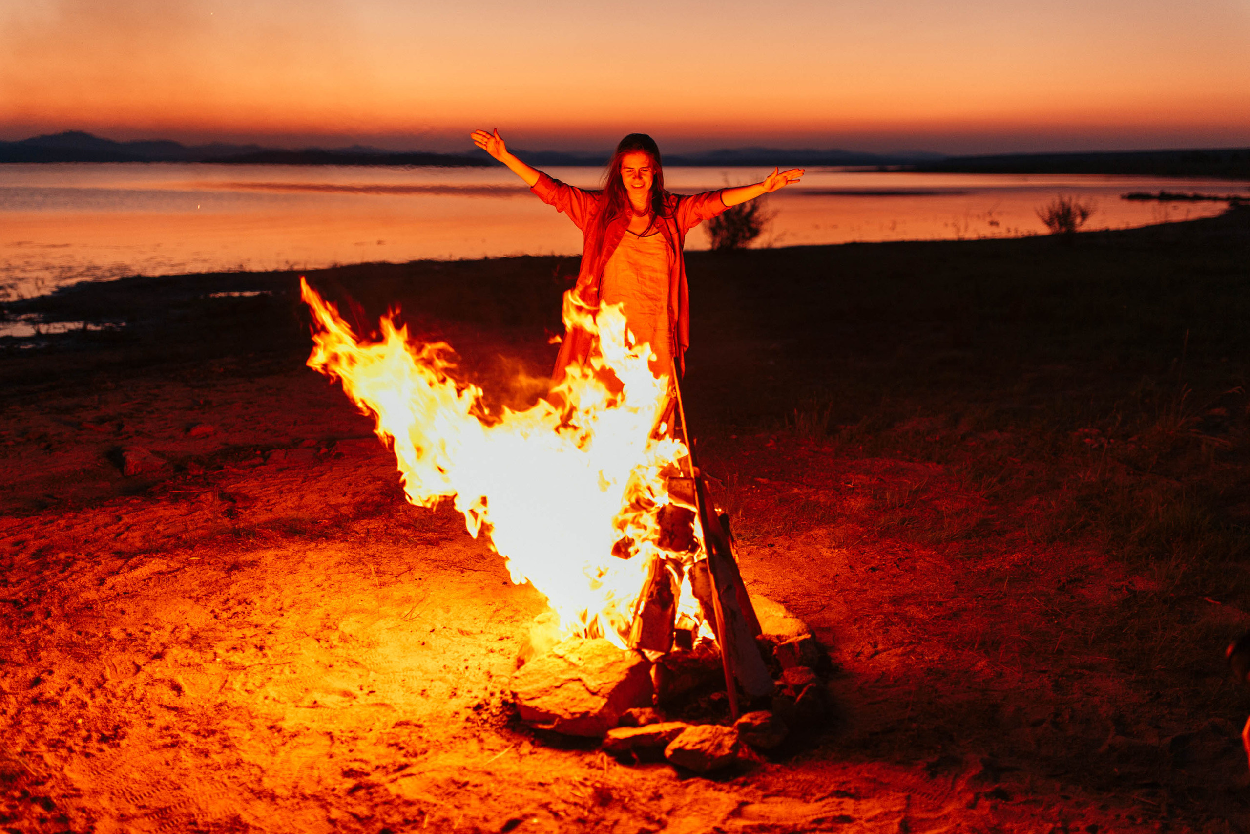 Закат у озера. Семейный фотограф в Москве. Дарья Долгих