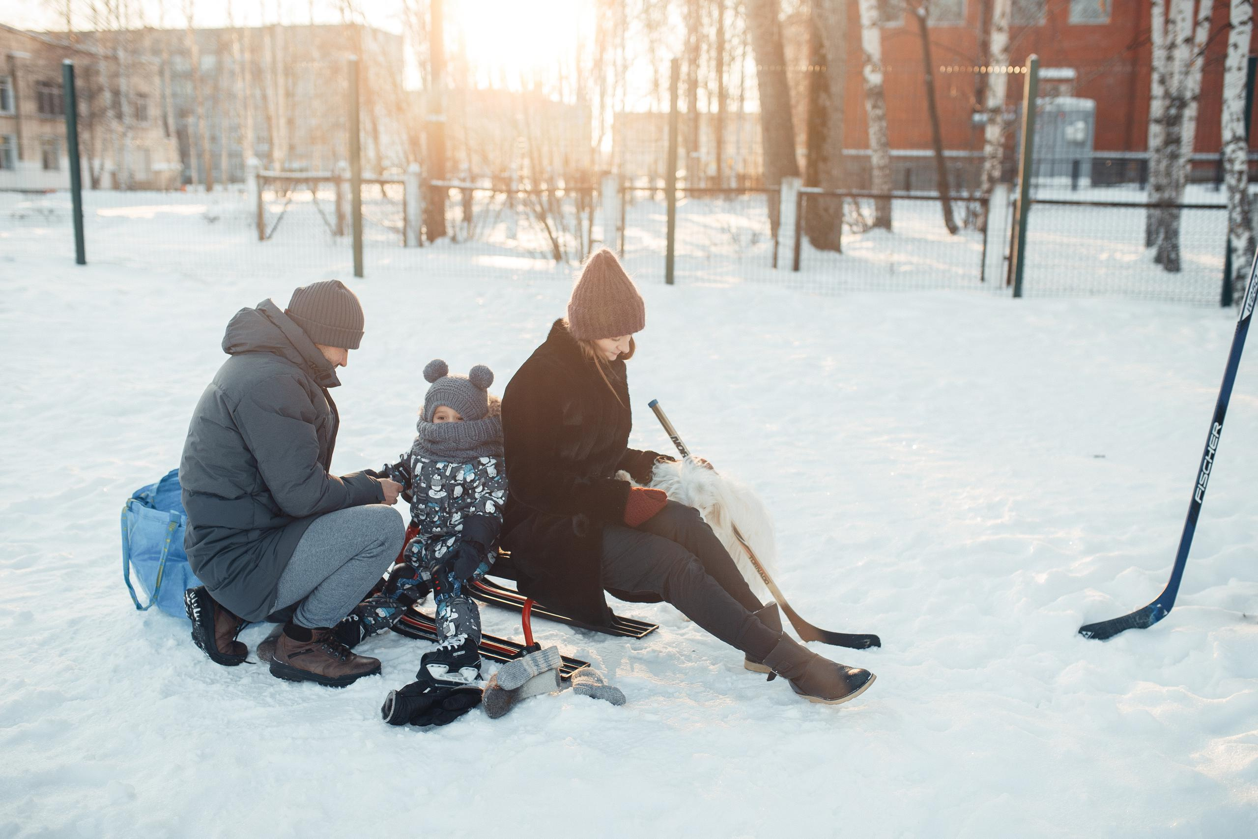Новогодняя история. Семейный фотограф в Москве. Дарья Долгих