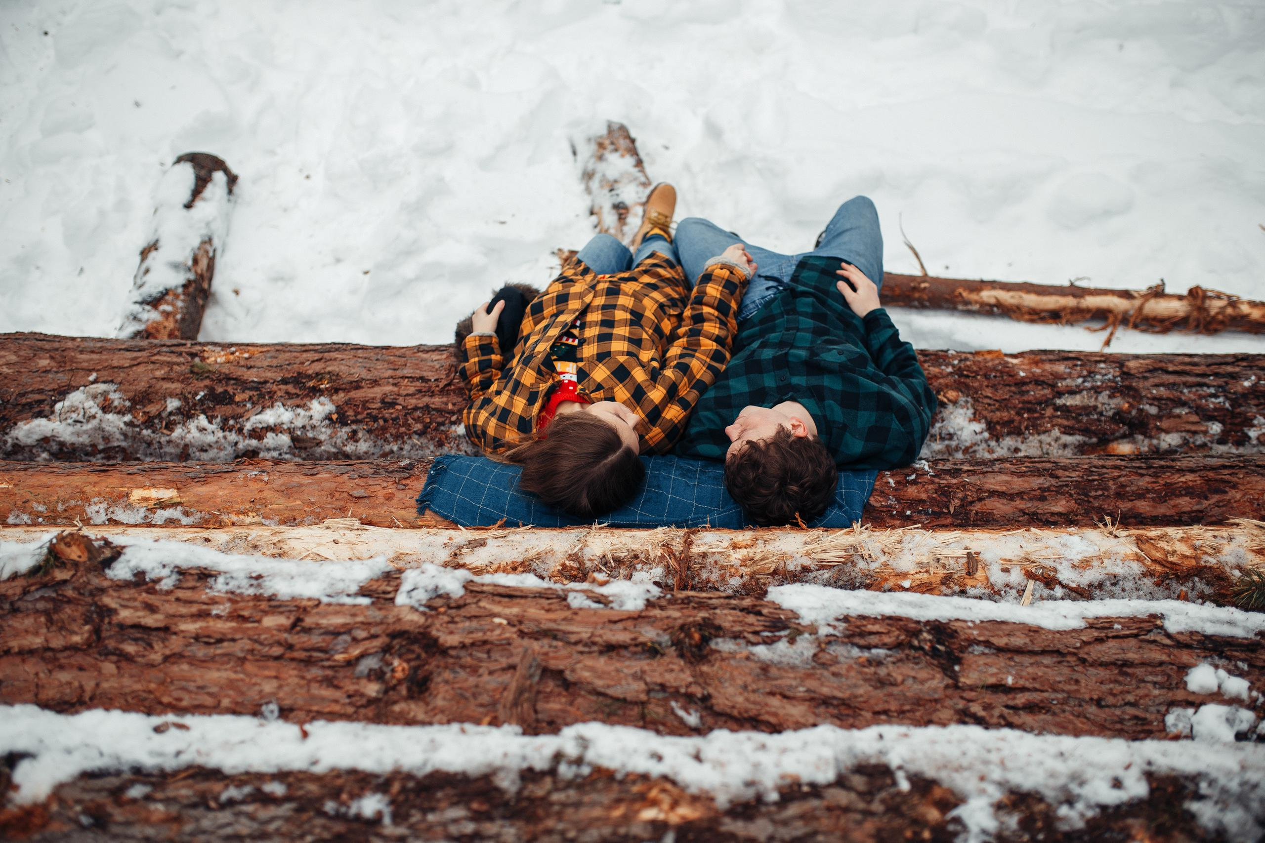 Зимний лес. Семейный фотограф в Москве. Дарья Долгих