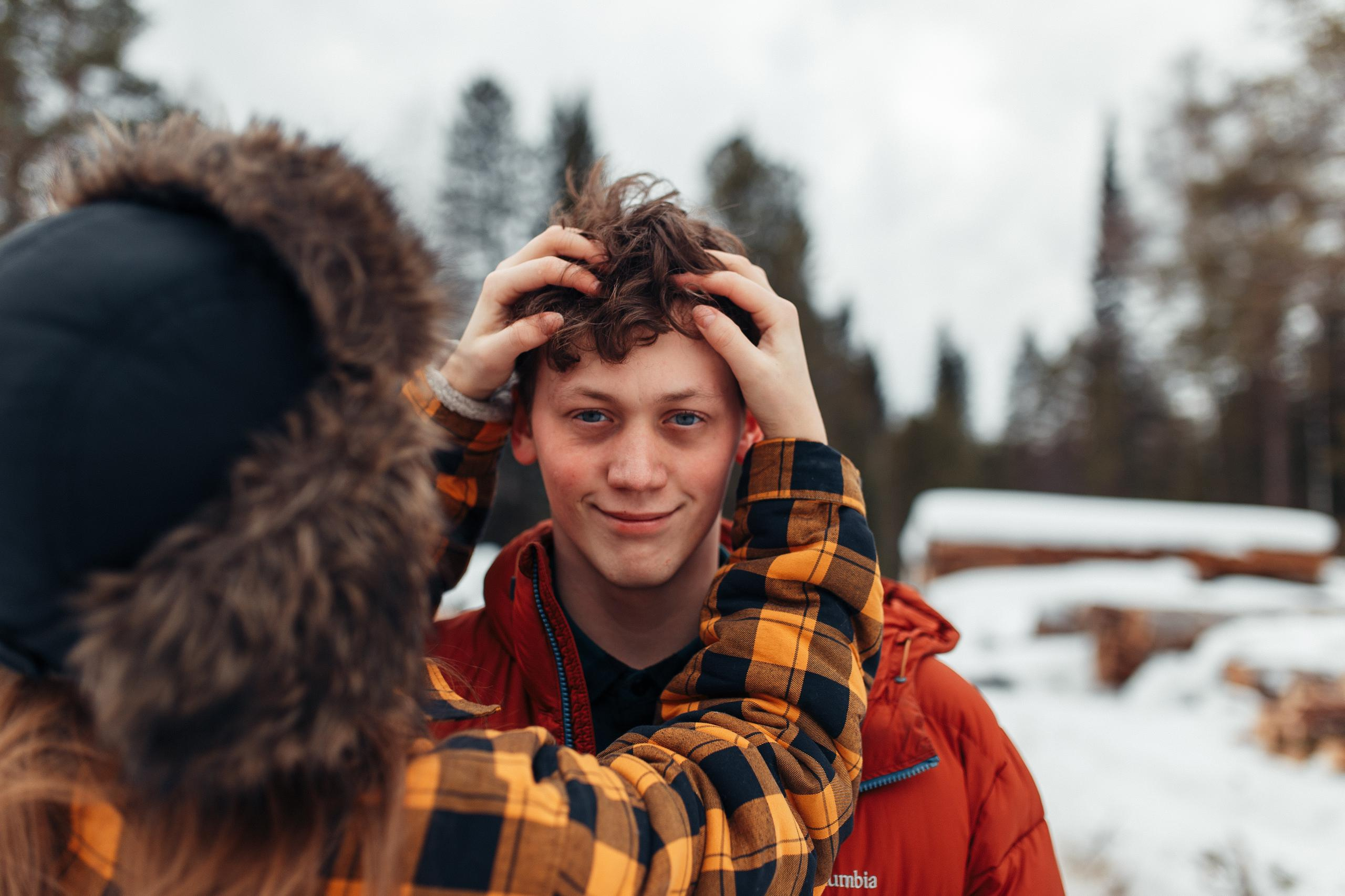 Зимний лес. Семейный фотограф в Москве. Дарья Долгих