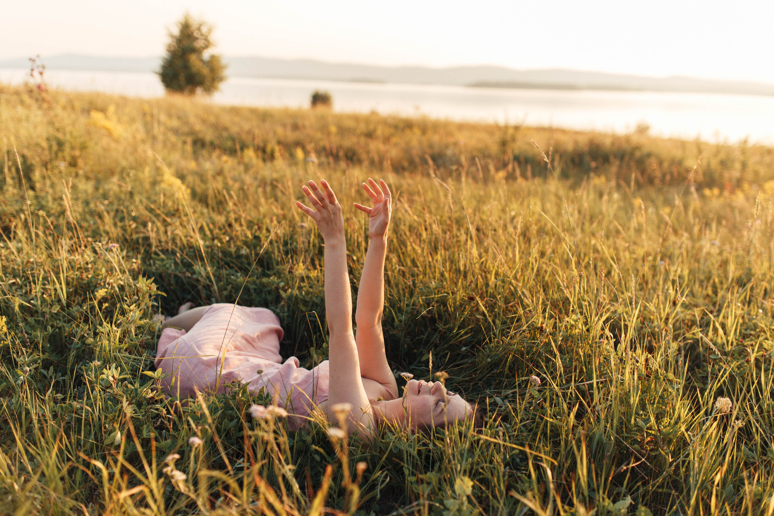 Закат у озера. Семейный фотограф в Москве. Дарья Долгих