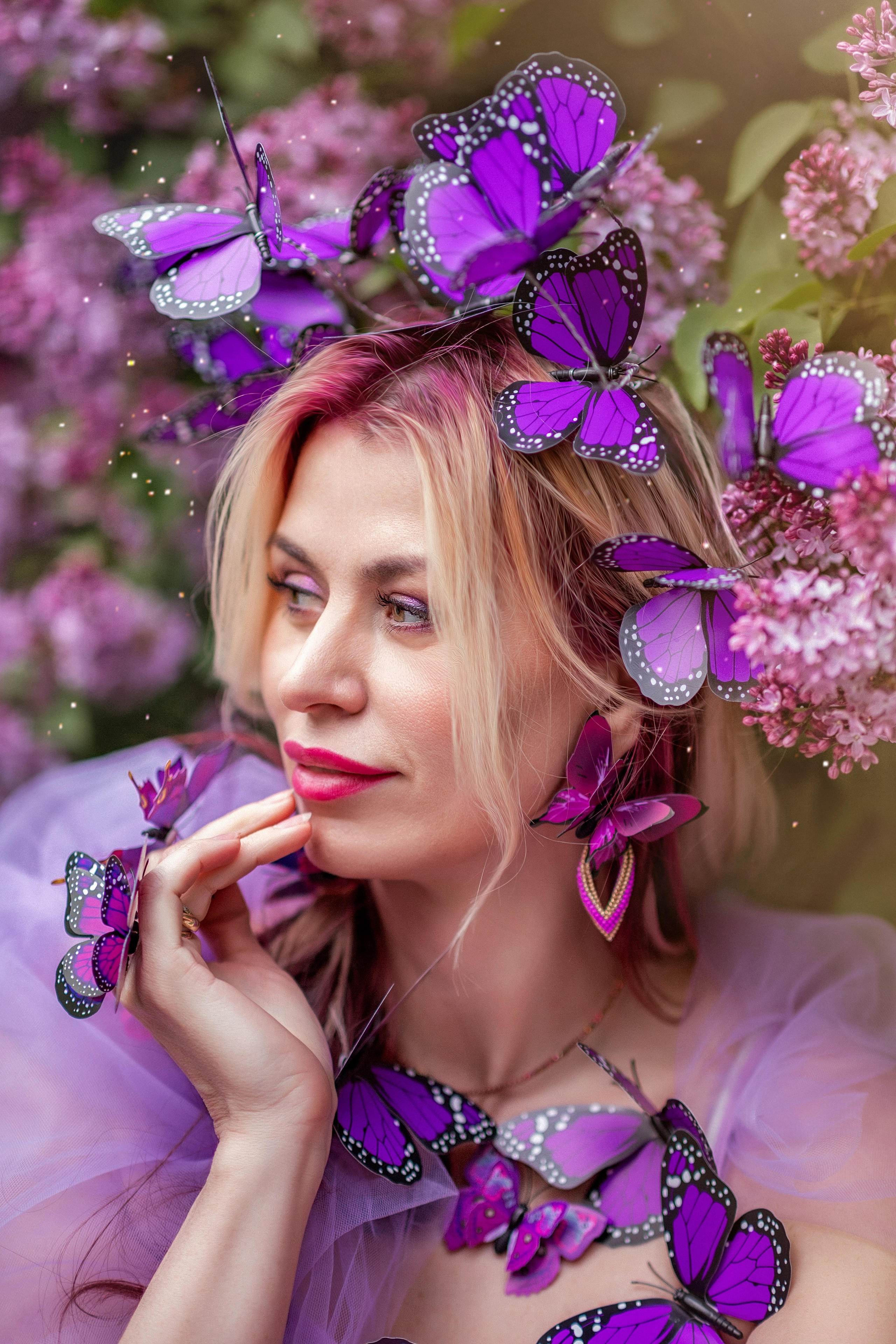 Фотопроект «фиолетовые Бабочки». Фотограф Алина Лебедь