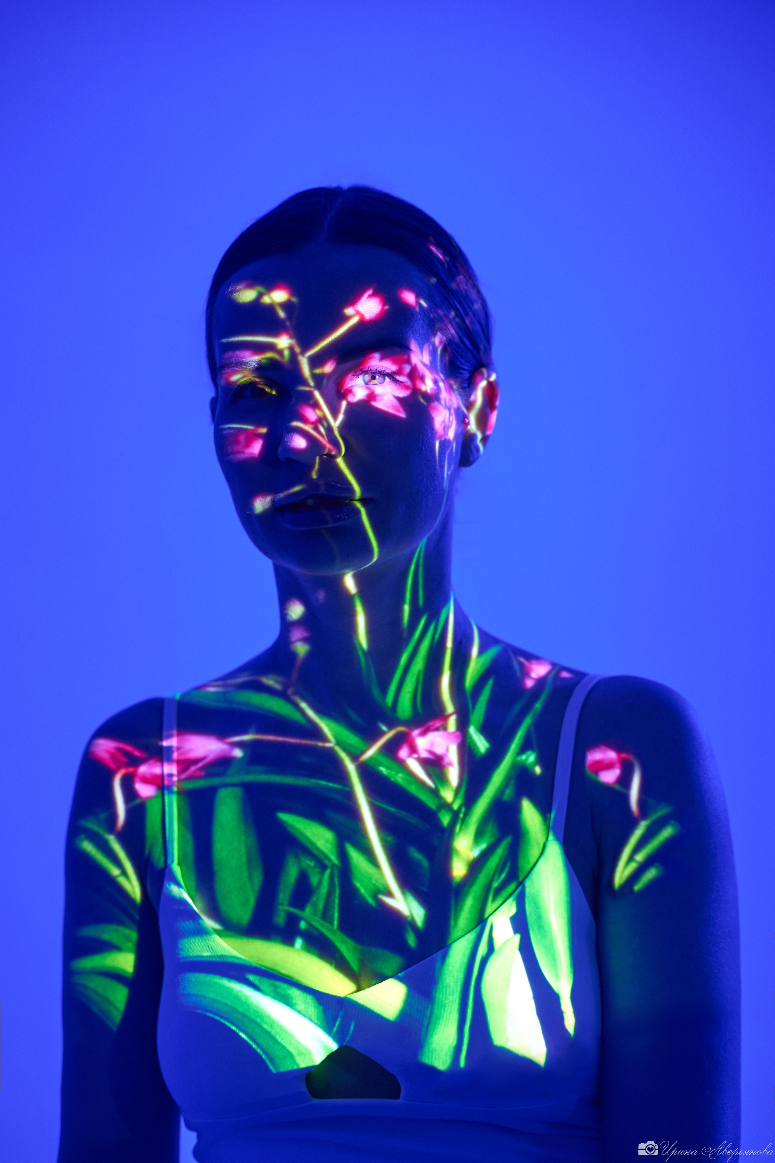 Фотосессия с проектором. Цветы. Фотограф в Ульяновске Ирина Аверьянова