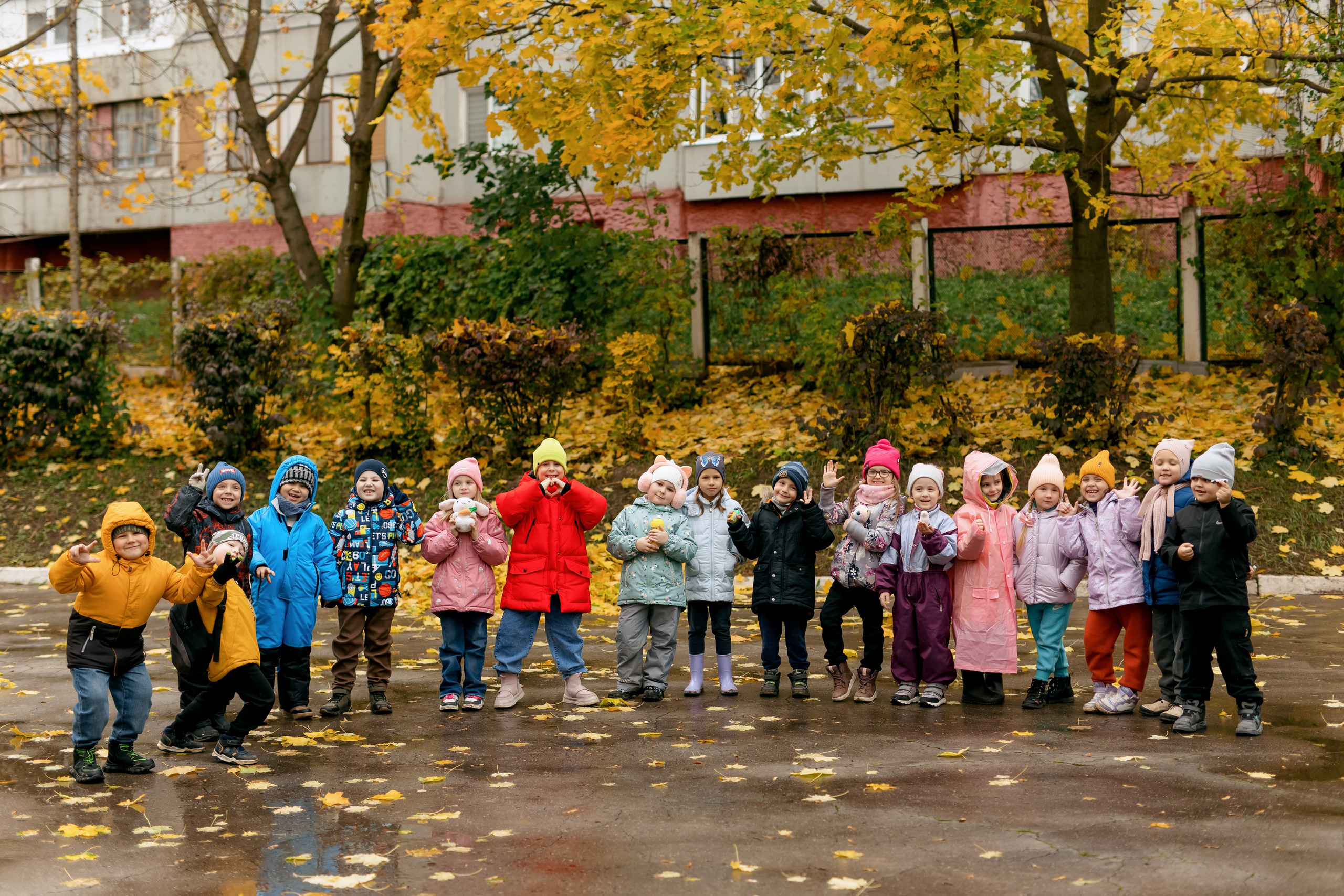 Осень в садике. Свадебный и семейный фотограф в Туле и области Маша Костина