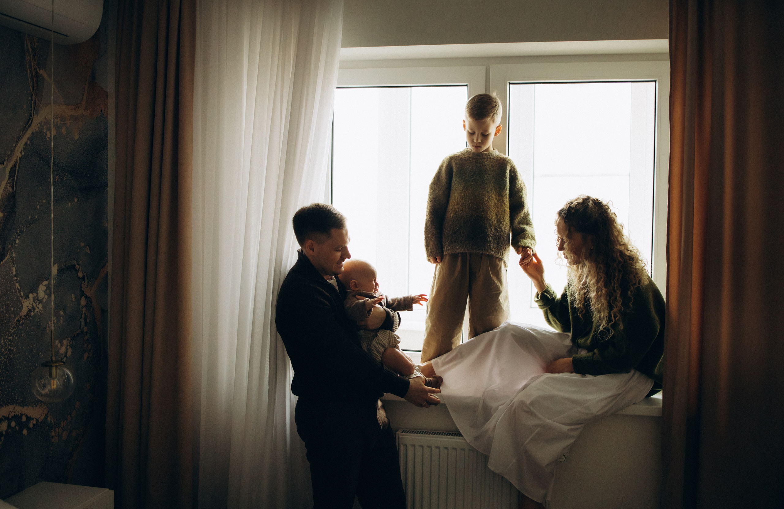 Домашняя съемка Света, Коля, Максим и Варя. Семейный фотограф в Ростове-на-Дону Мария Ожогина