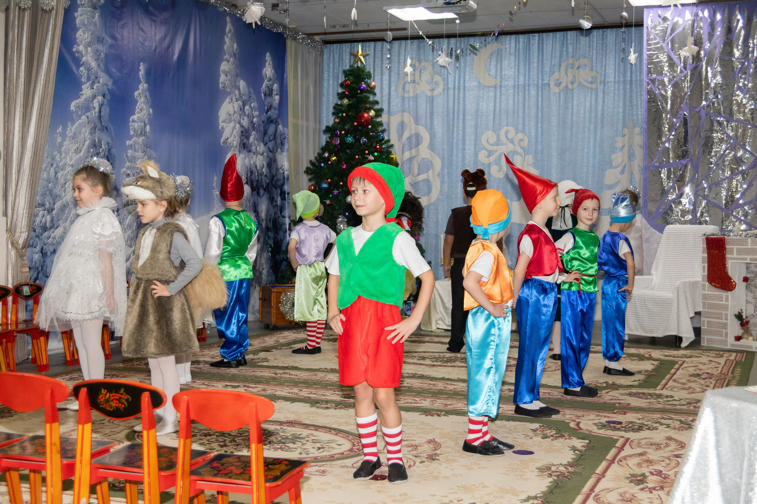 Новогодний утренник подготовительной группы. Индивидуальный и свадебный фотограф в Москве, Электростали и Туле Кадейкина Екатерина