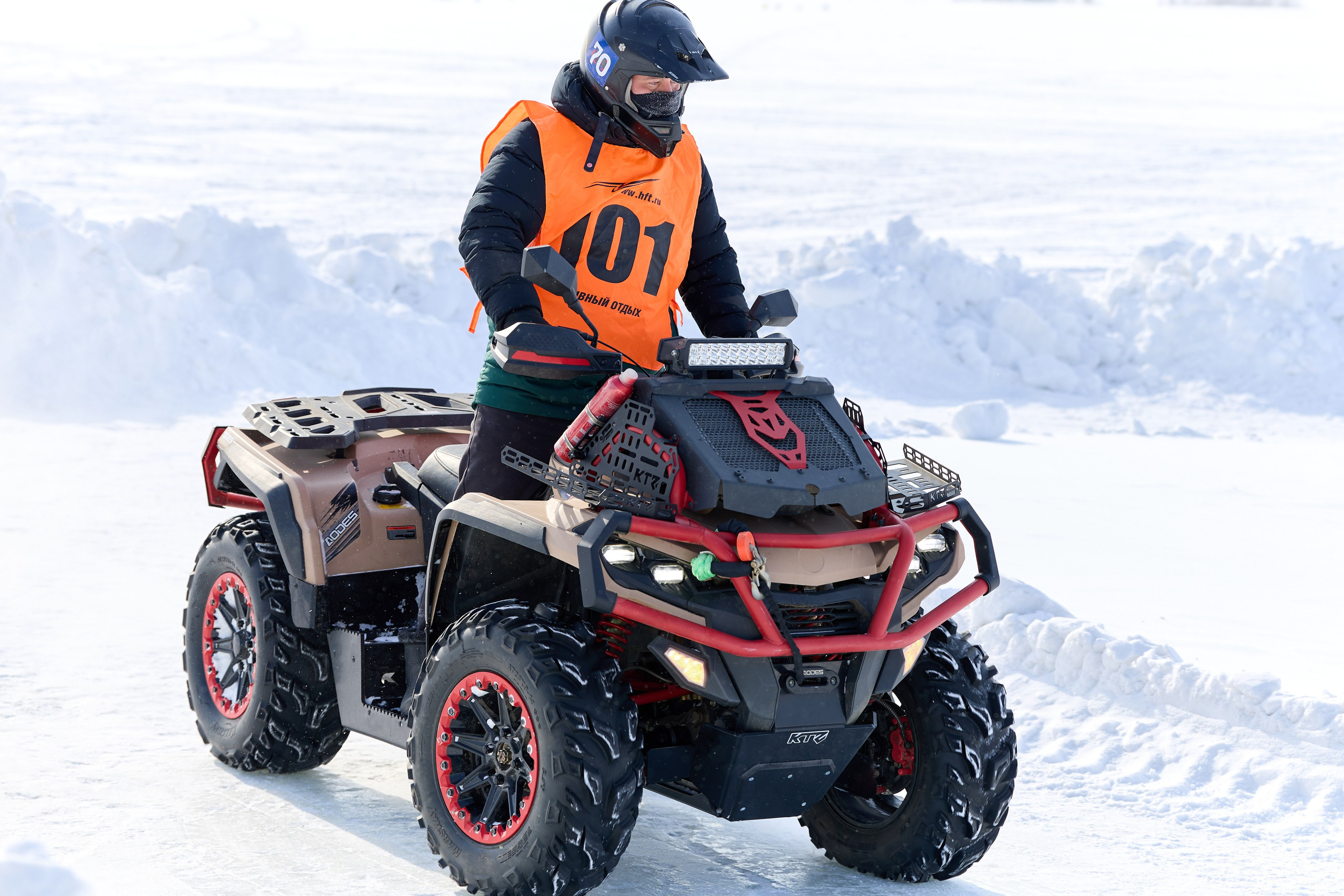 Топим Лёд — 2026. Соревнования на квадроциклах. Фотограф в Новосибирске Алена Скокова