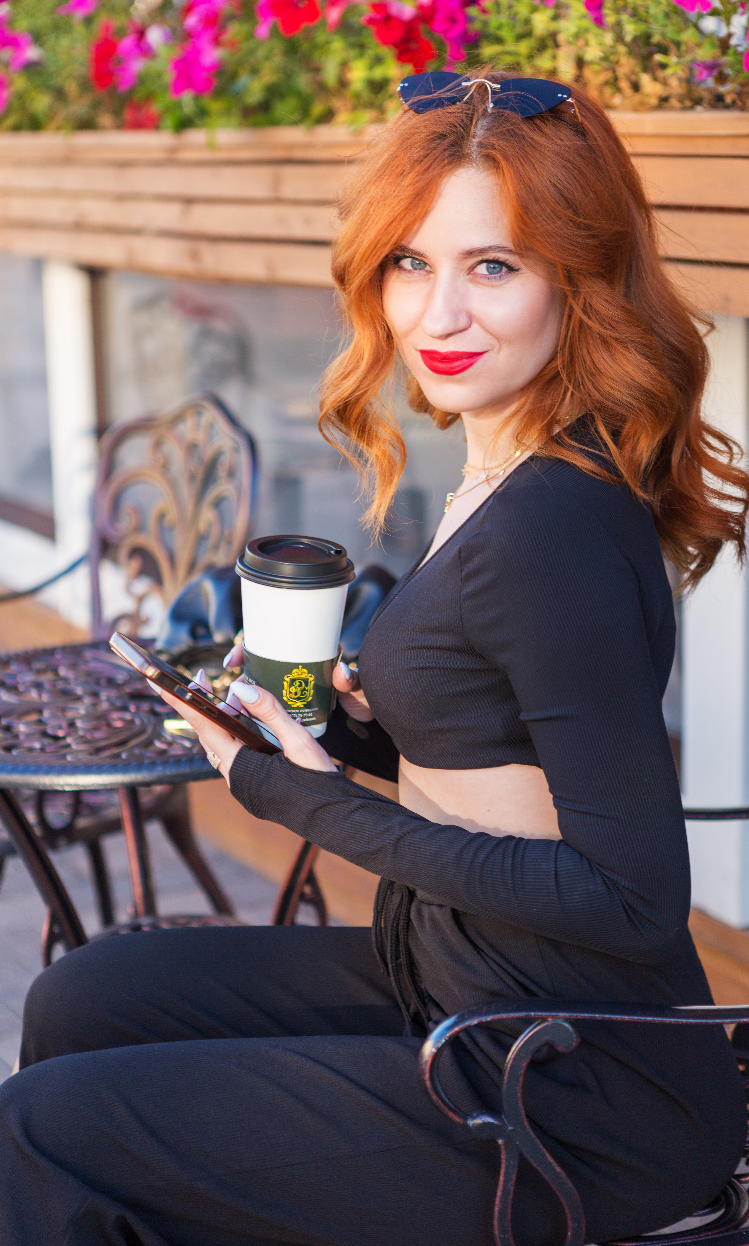 Фотосессия в кафе