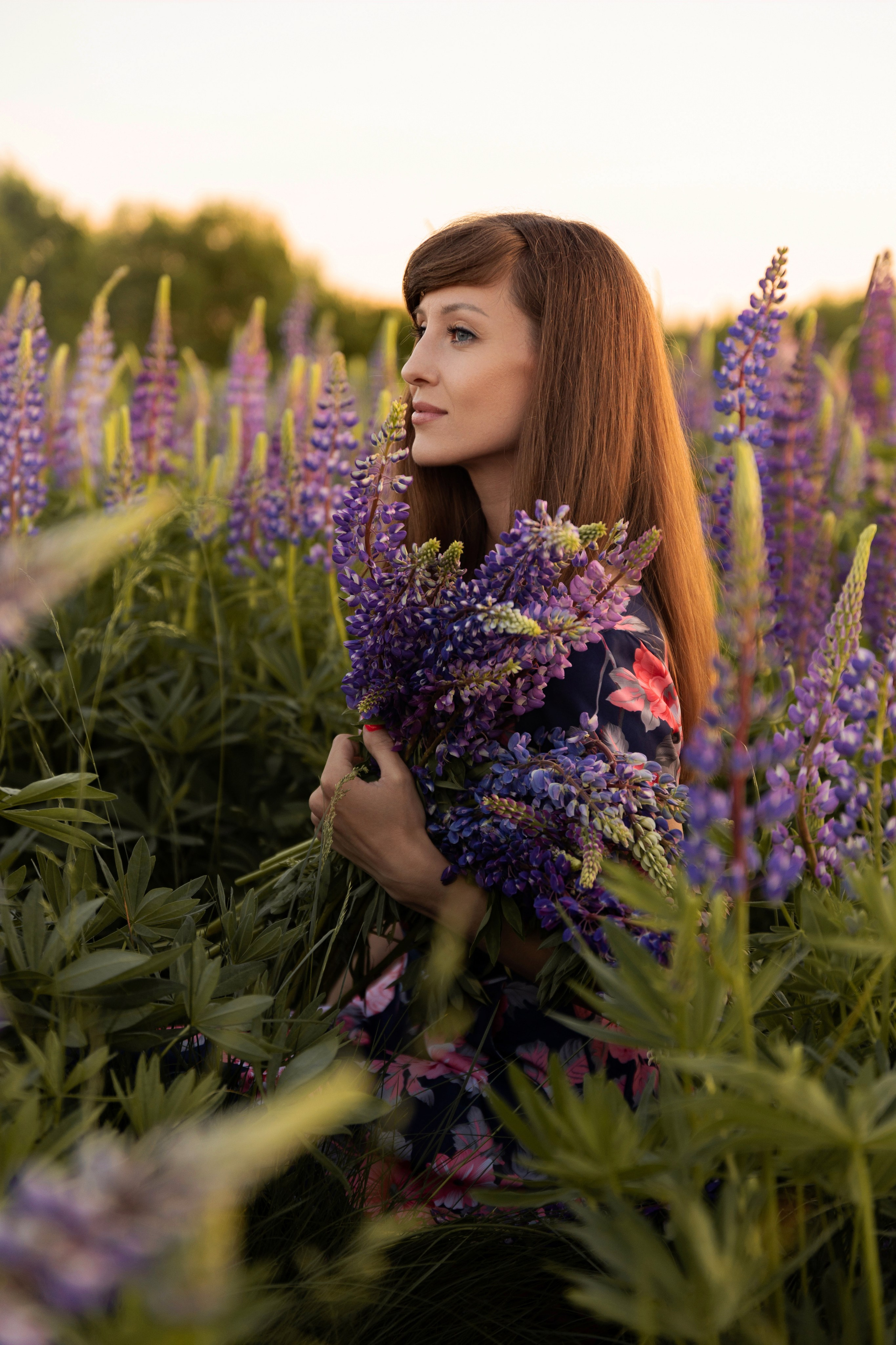 Фотосессия с люпинами. Семейный и свадебный фотограф в Санкт-Петербурге Татьяна Швыкова