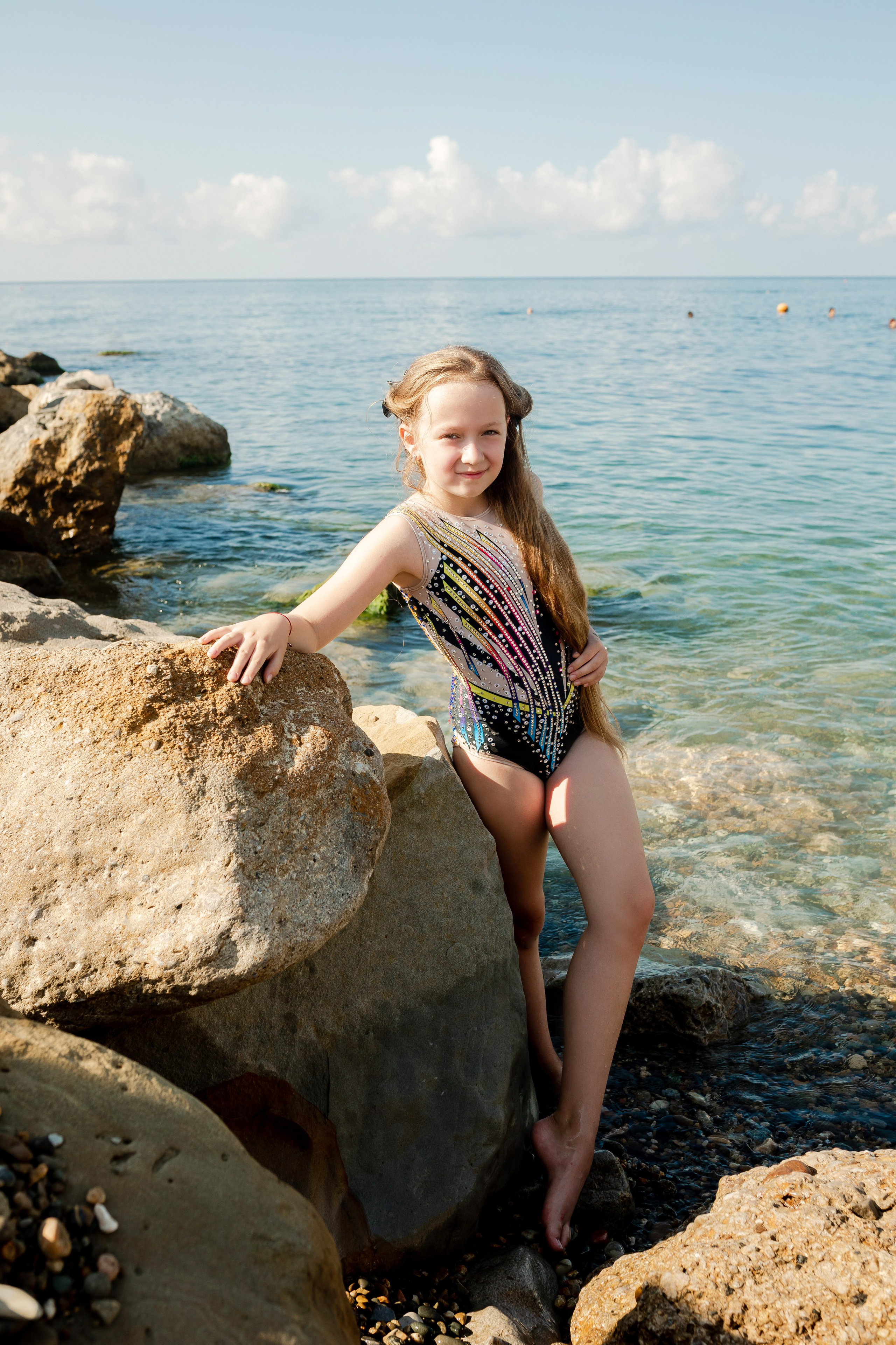 Юлия с дочерьми. Wedding and family photographer in Gelendzhik Victoria Balashova