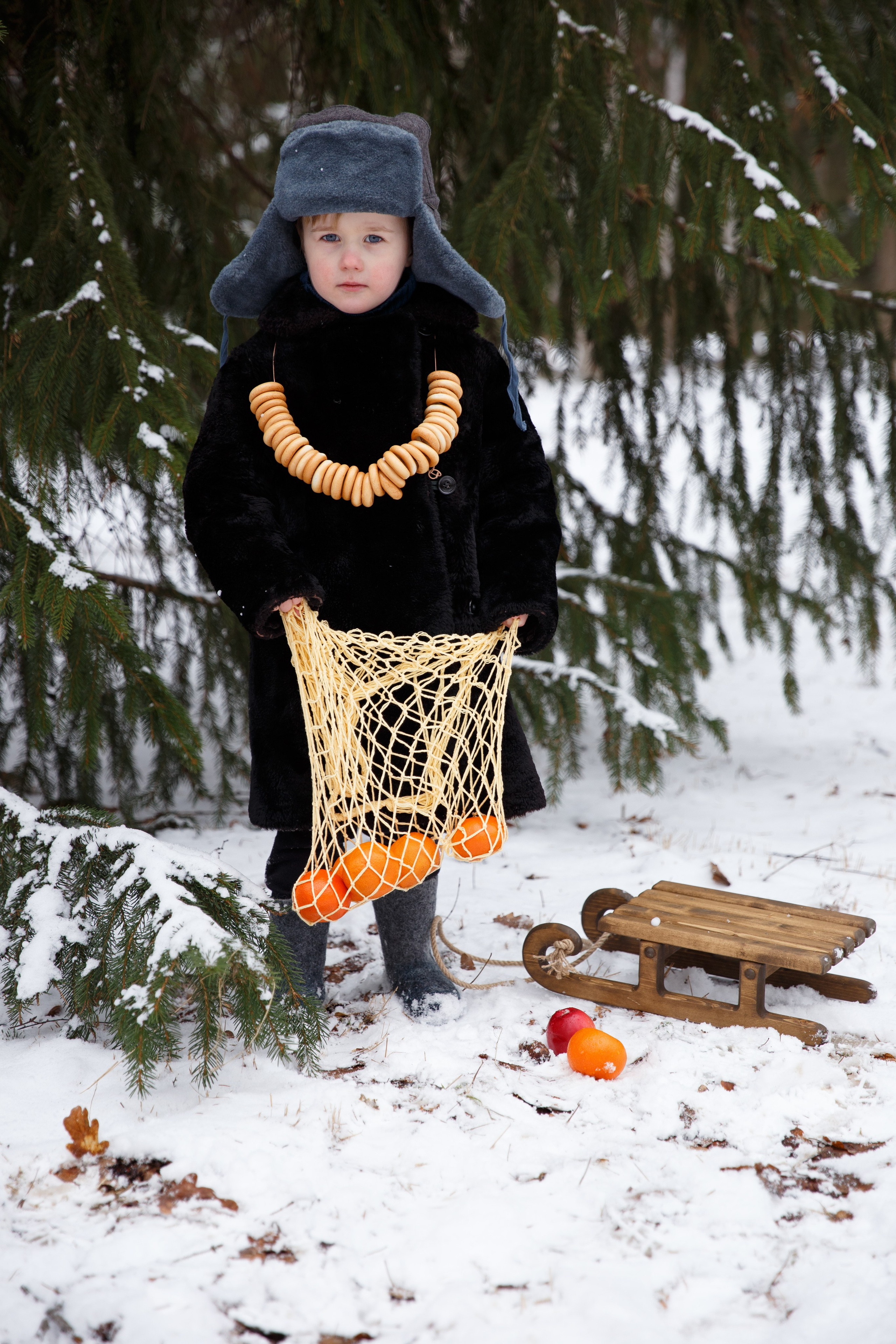 Зима. Егор. Детский и Семейный фотограф в Санкт-Петербурге